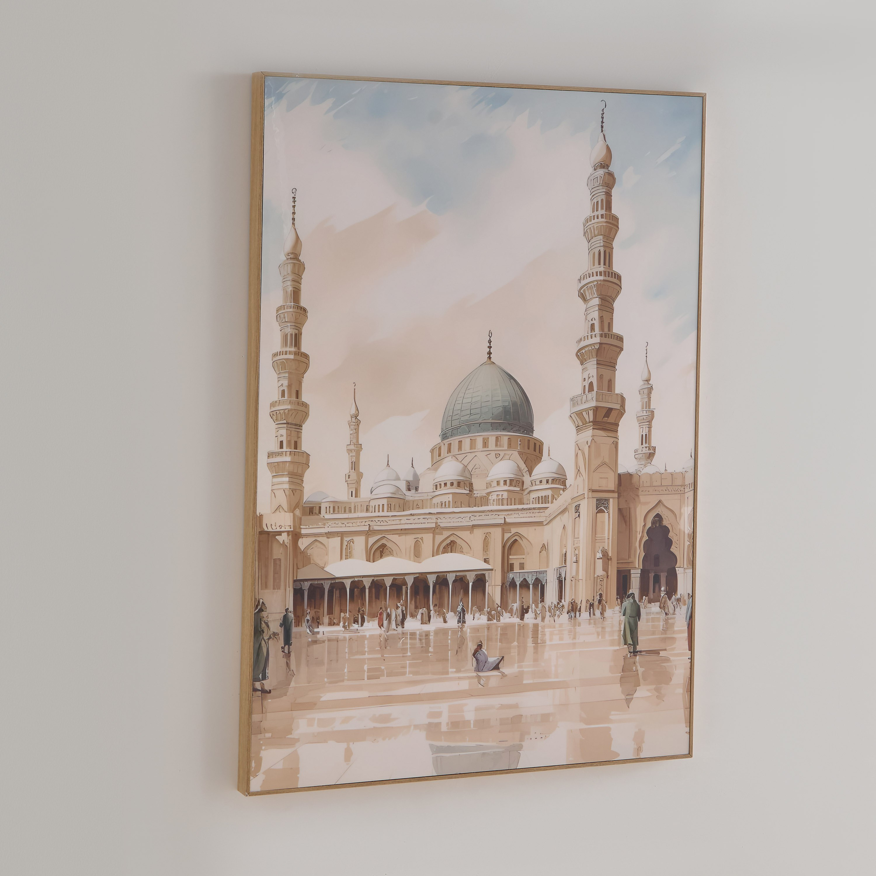 زينة حائط بتصميم المدينة وتشطيب لامع سمرا من إقرأ-hbxhomeware-hbxdecorandfurnishings-image-1