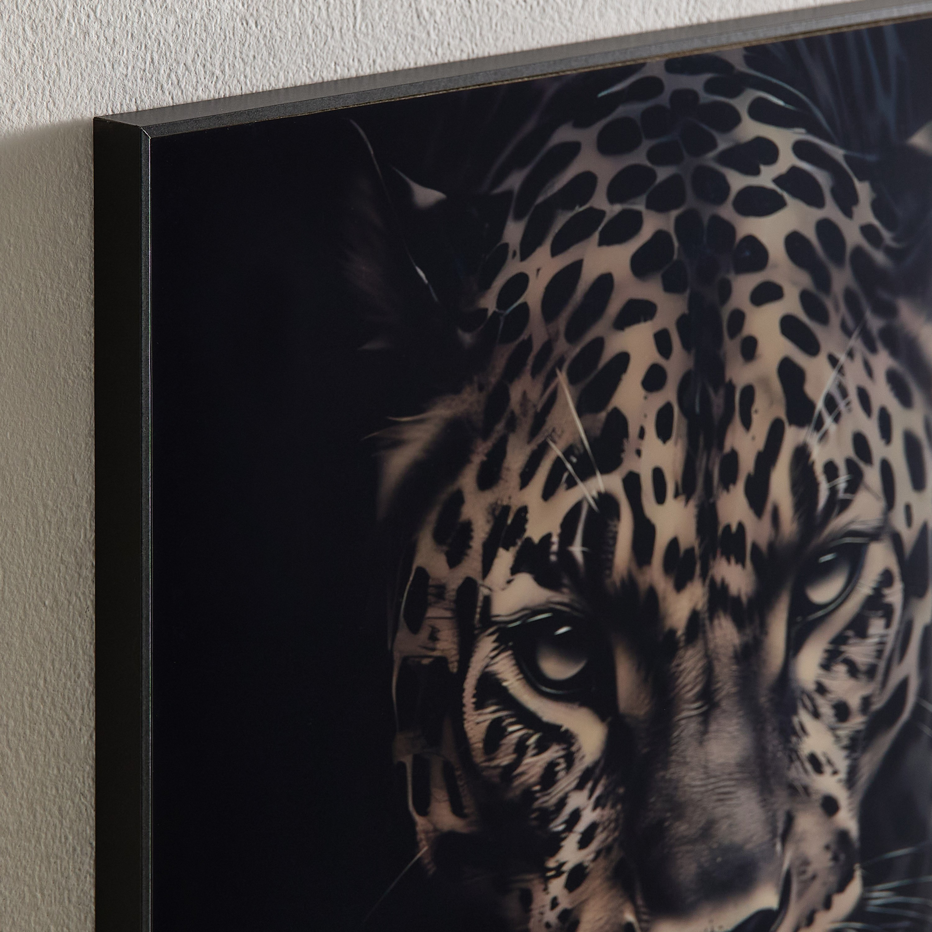 لوحة فهد مؤطرة من فوسيل - 50x70x2.5 سم-PROMO_HB_AE_B1G1_250925-image-4