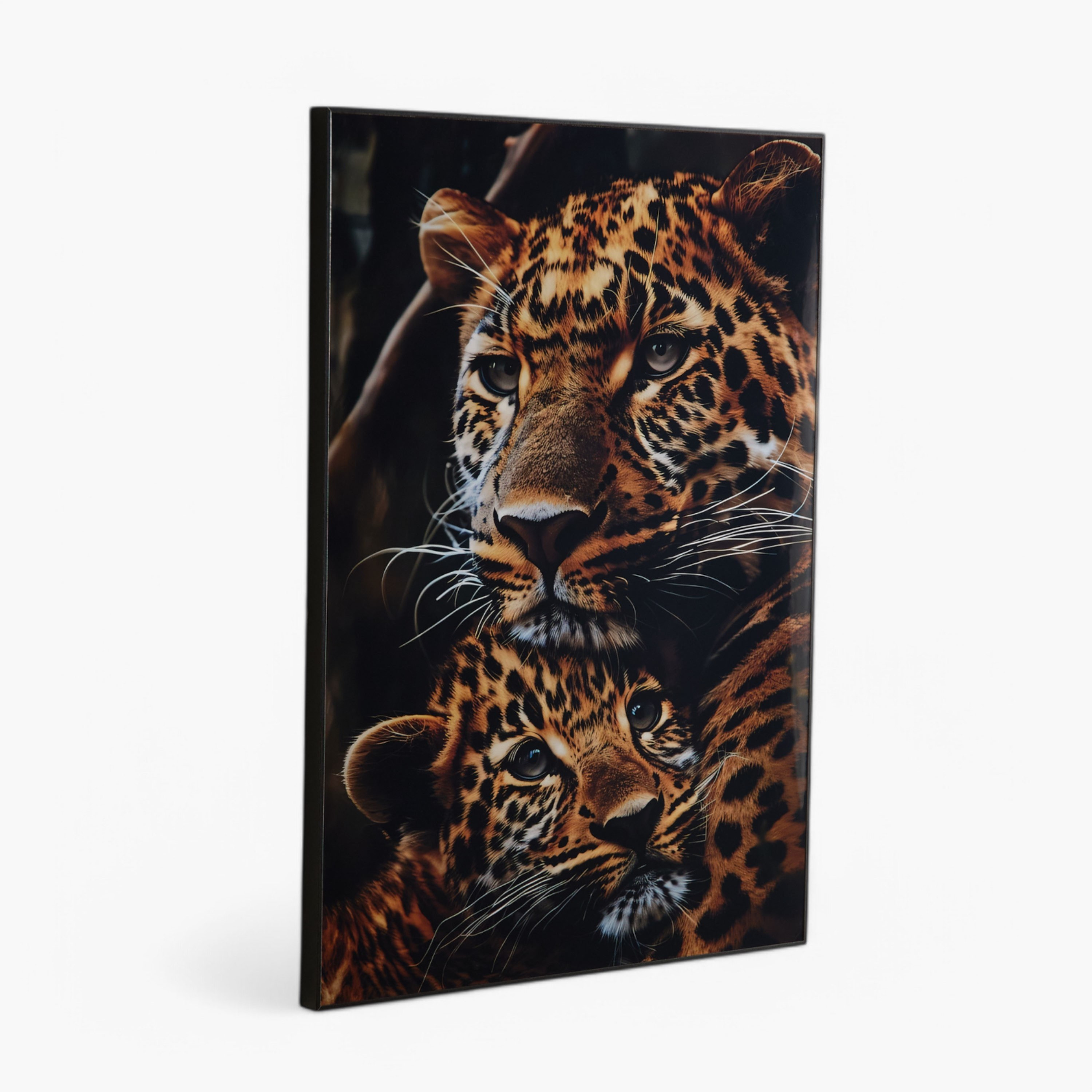 لوحة نمر مؤطرة من فوسيل - 50x70x2.5 سم-hbxhomeware-hbxdecorandfurnishings-image-6