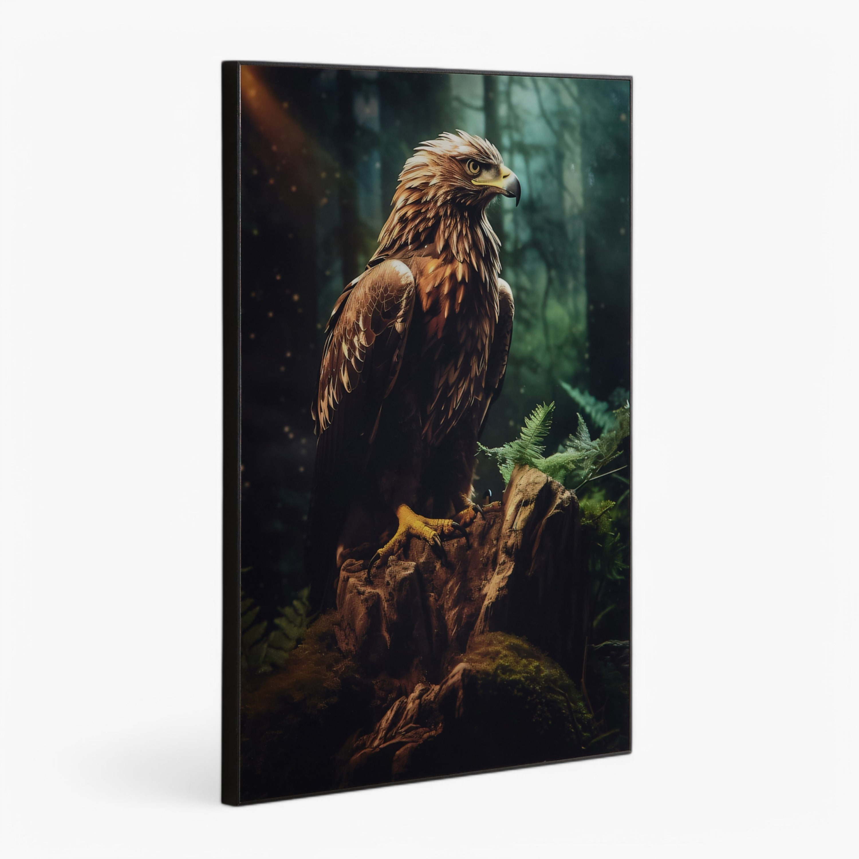 لوحة نسر مؤطرة من فوسيل - 50x70x2.5 سم-hbxhomeware-hbxdecorandfurnishings-image-6