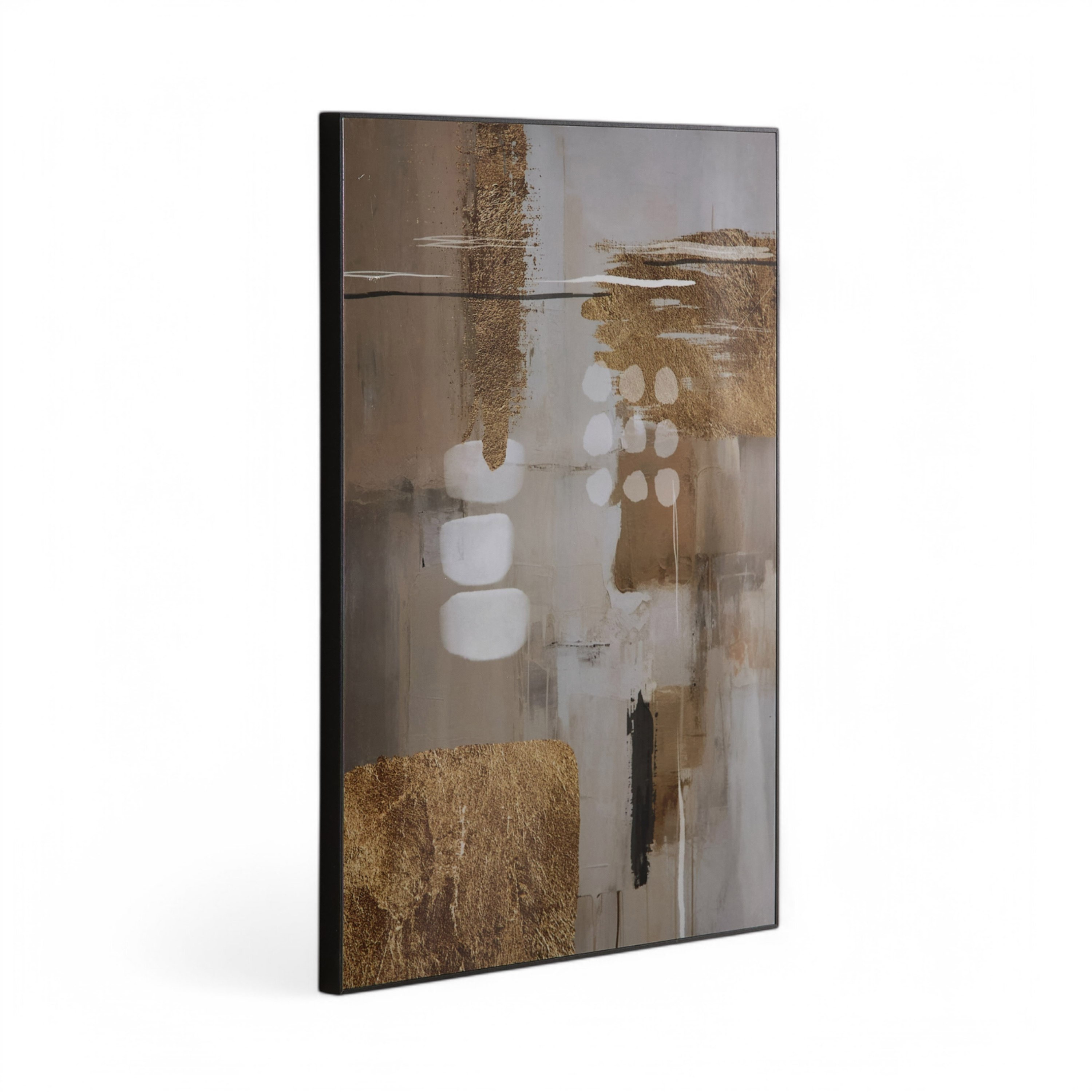 زينة حائط مؤطرة تجريدية من فوسيل - 50x70x2.5 سم-hbxhomeware-hbxdecorandfurnishings-image-6