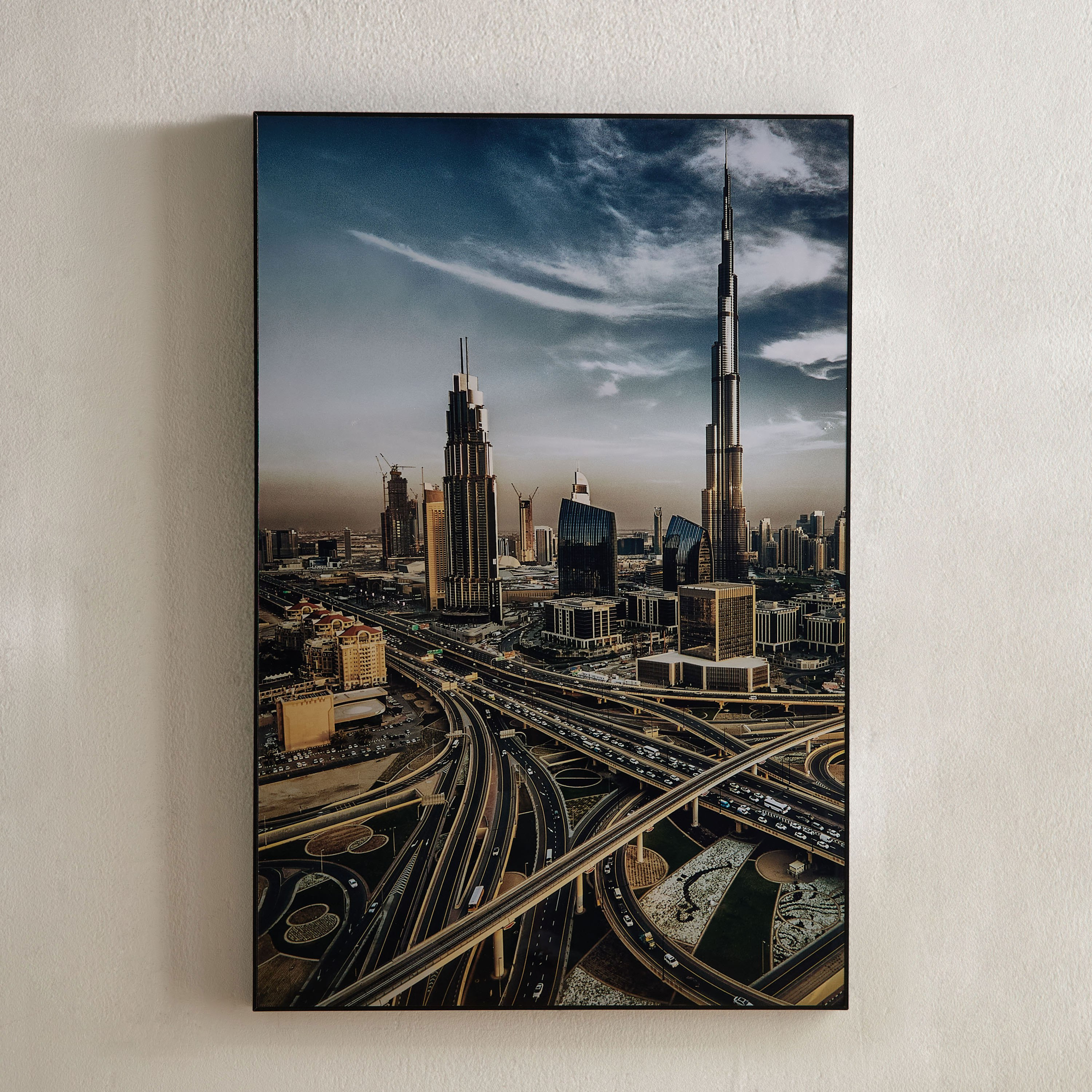 Fossel Skyline Framed Picture - 60x90x2.5 cm-hbxhomeware-hbxdecorandfurnishings-image-2