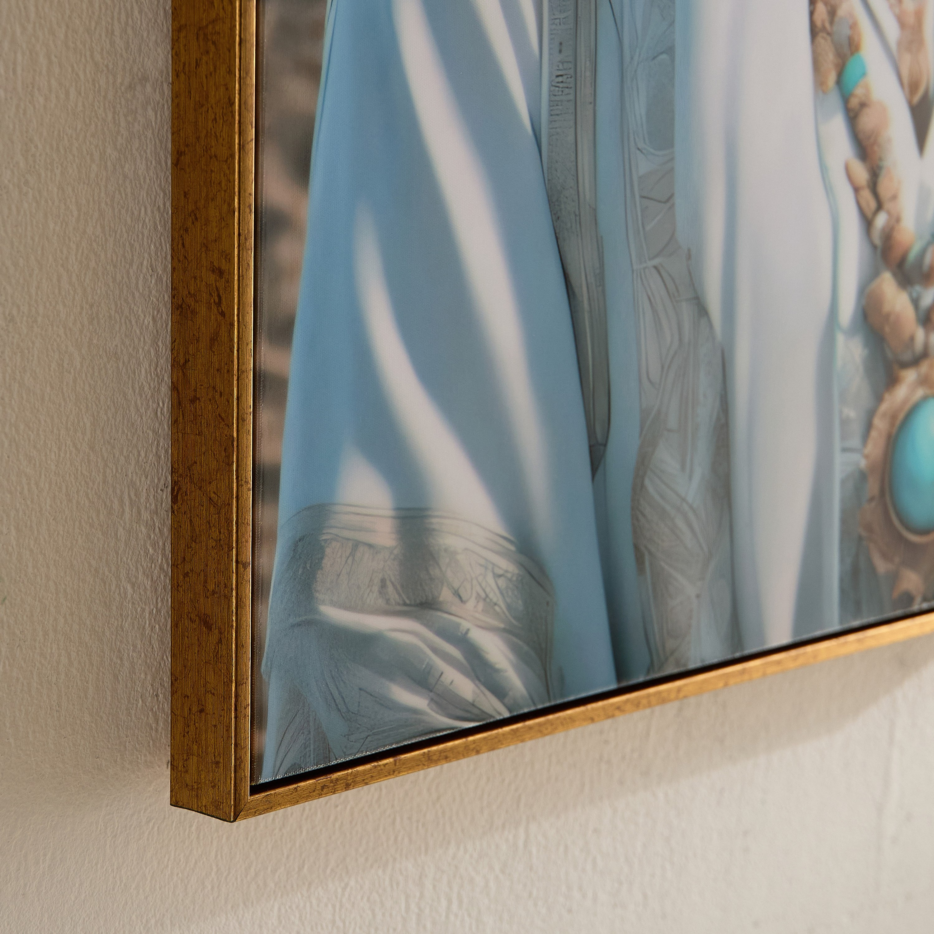 Fossel Lady Face Framed Picture - 50x70x3 cm-PROMO_HB_AE_B1G1_250925-image-4