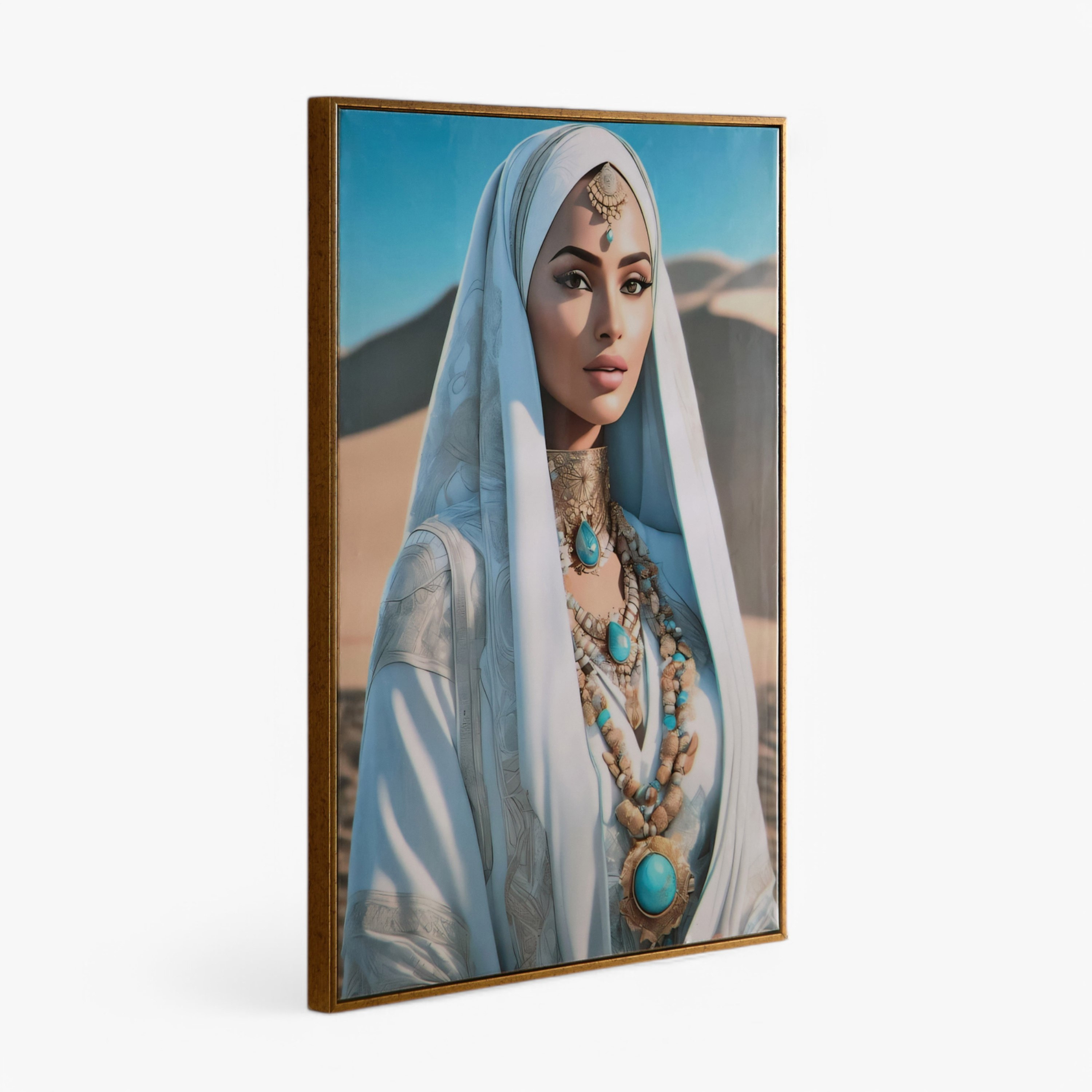 Fossel Lady Face Framed Picture - 50x70x3 cm-PROMO_HB_AE_B1G1_250925-image-6