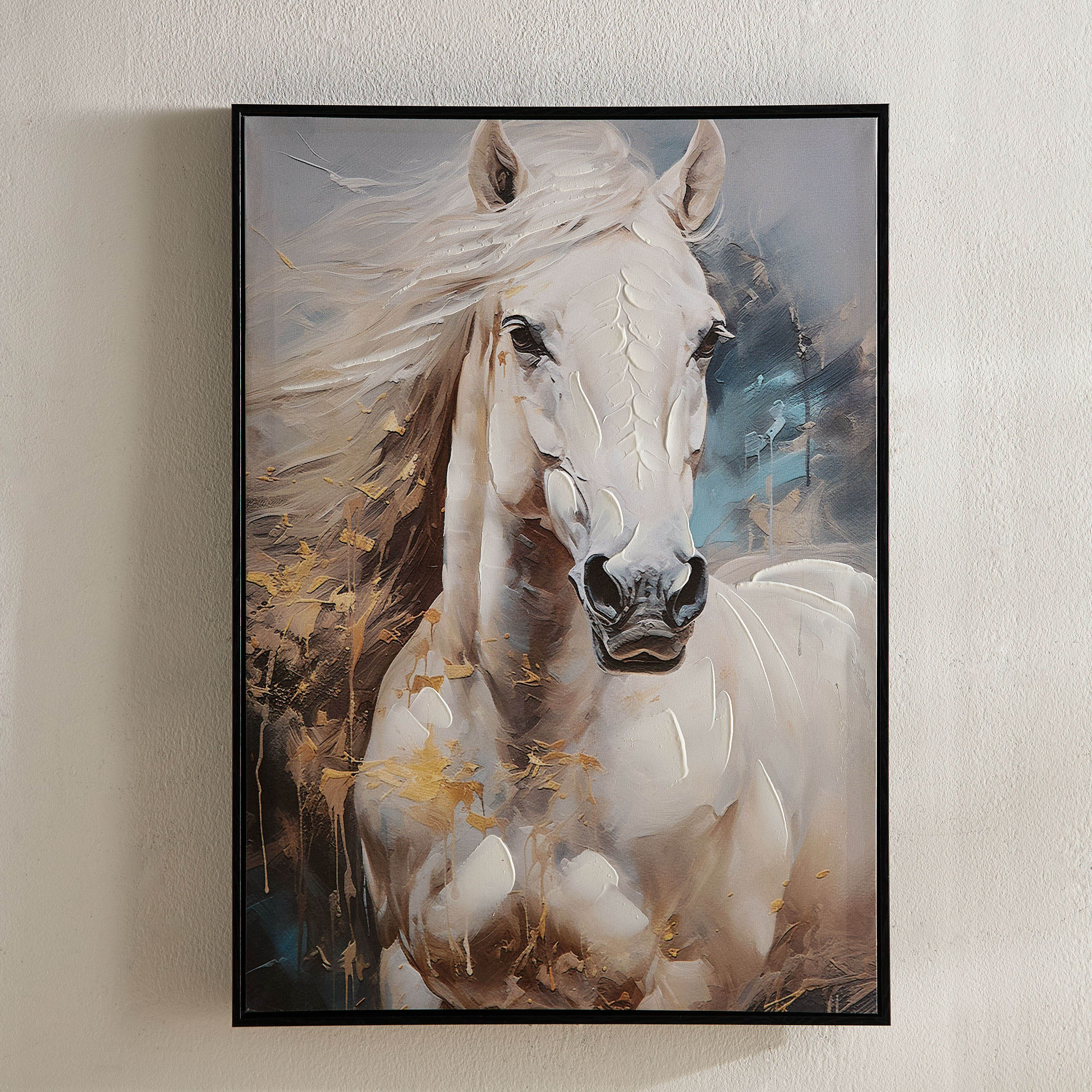 Fossel Hand-Painted Horse Canvas - 50x70x3 cm-PROMO_HB_AE_B1G1_250925-image-2