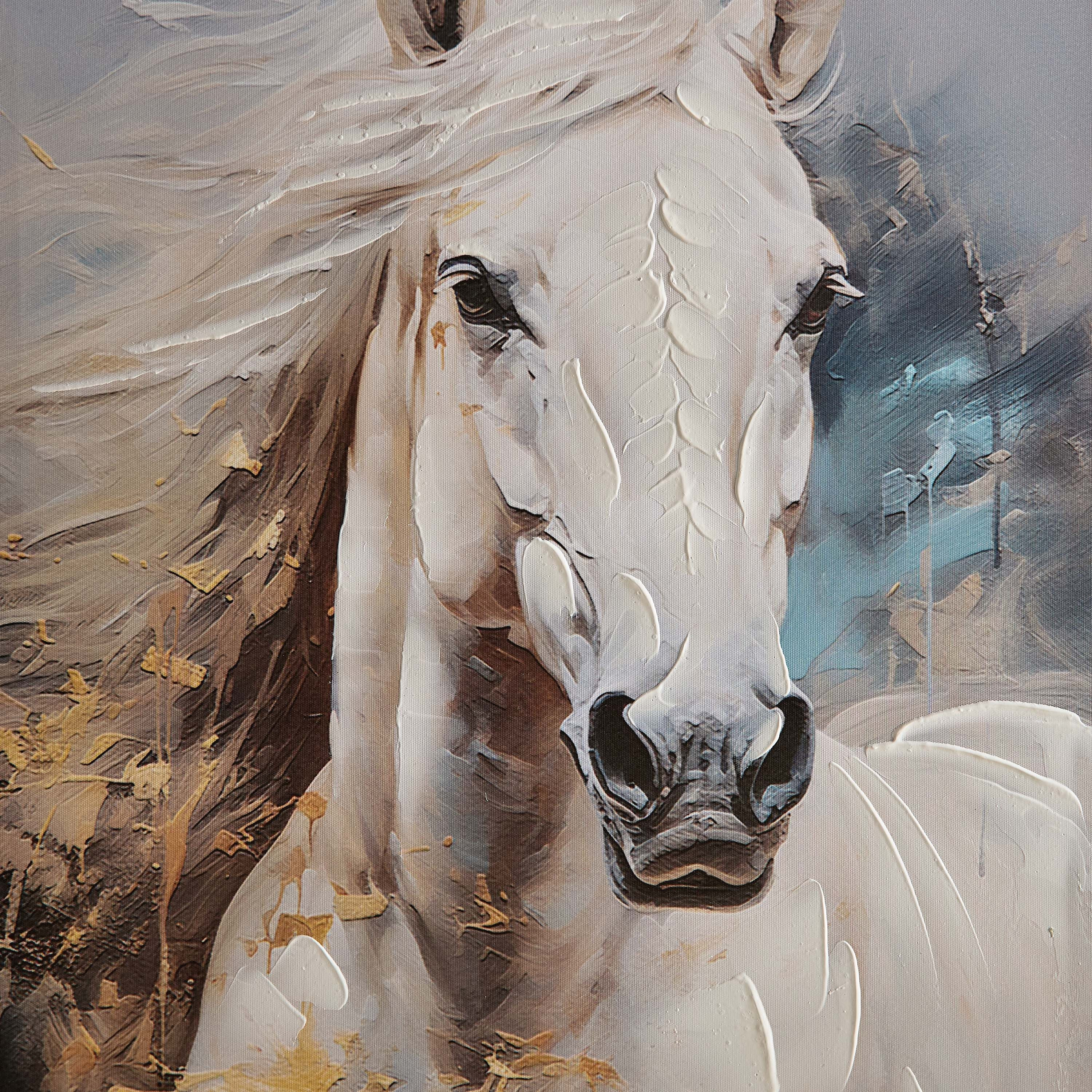 Fossel Hand-Painted Horse Canvas - 50x70x3 cm-PROMO_HB_AE_B1G1_250925-image-3