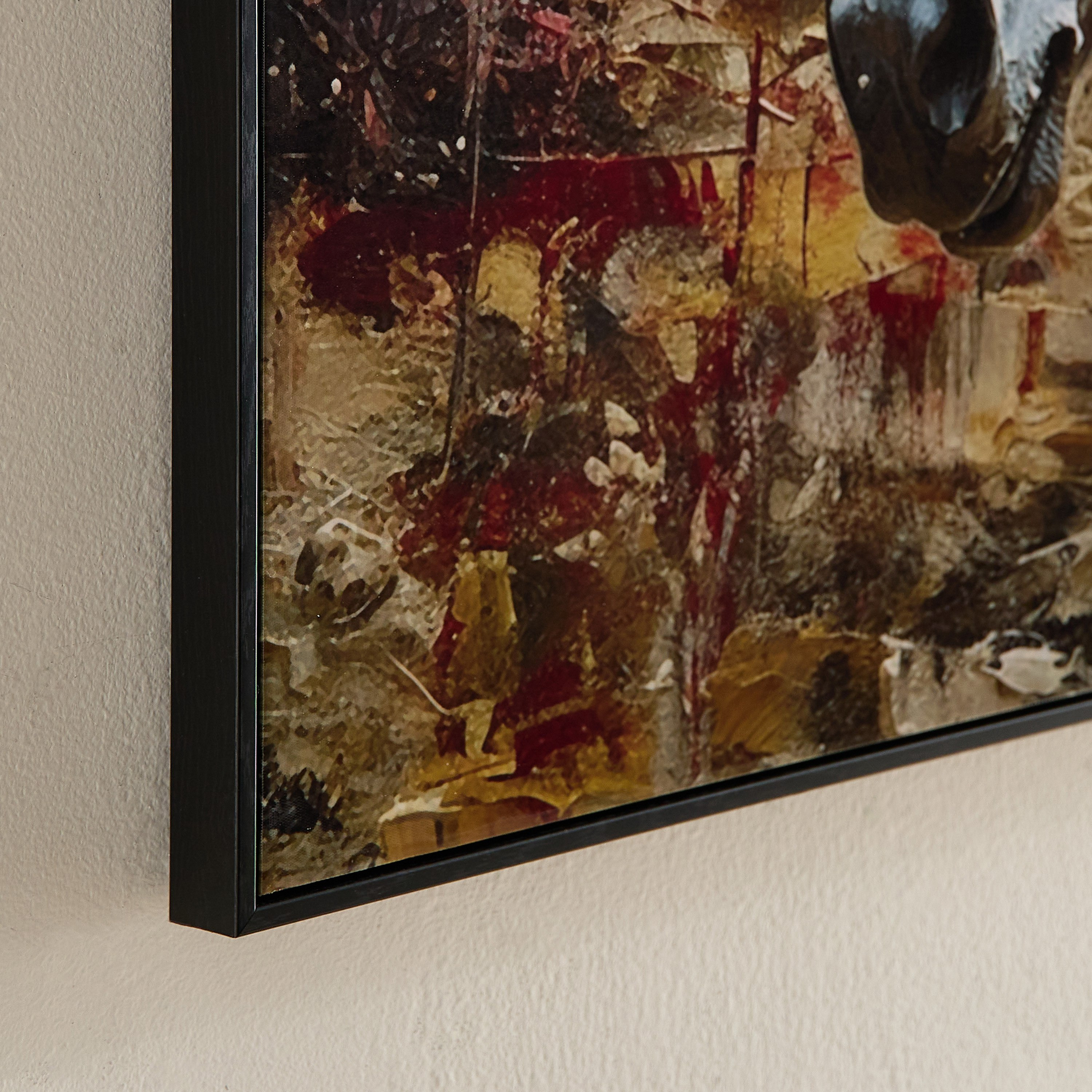 Fossel Abstract Horse Framed Picture with ABS High Gloss Surface - 60x90x3 cm-PROMO_HB_AE_B1G1_250925-image-4
