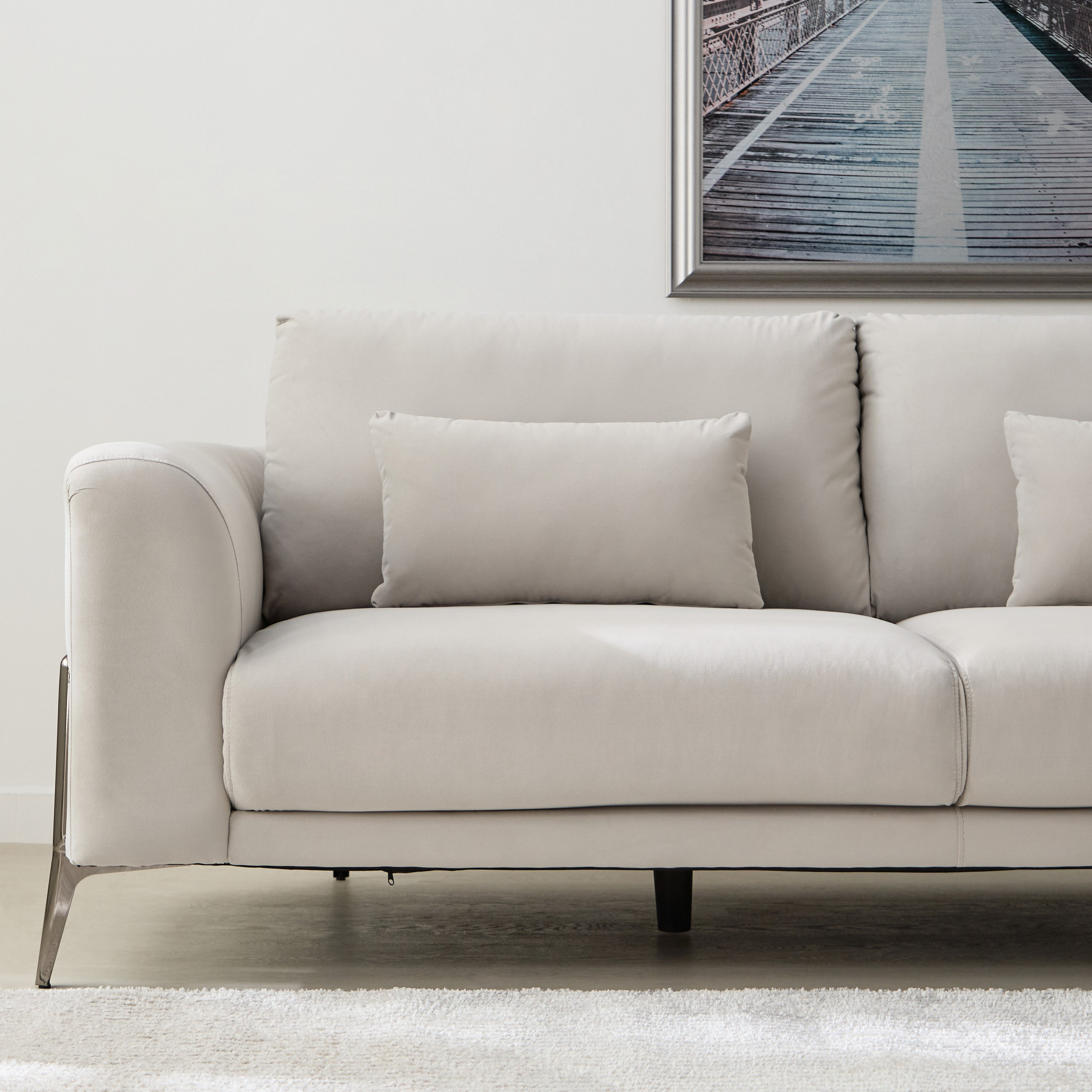 Zurich 3-Seater Fabric Sofa with 2 Cushions-hbxlivingroom-sofasandarmchairs-sofas-image-4