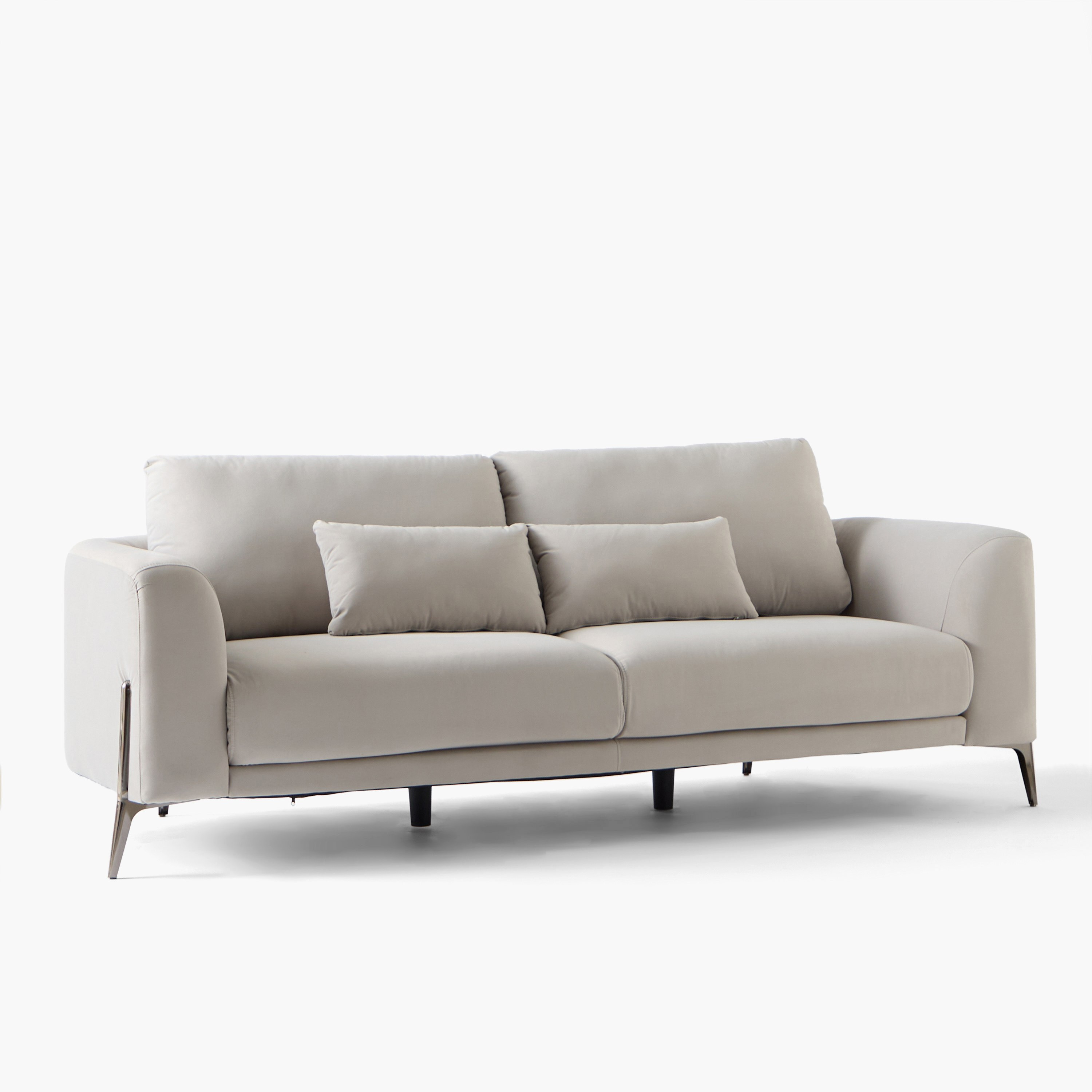 Zurich 3-Seater Fabric Sofa with 2 Cushions-hbxlivingroom-sofasandarmchairs-sofas-image-8