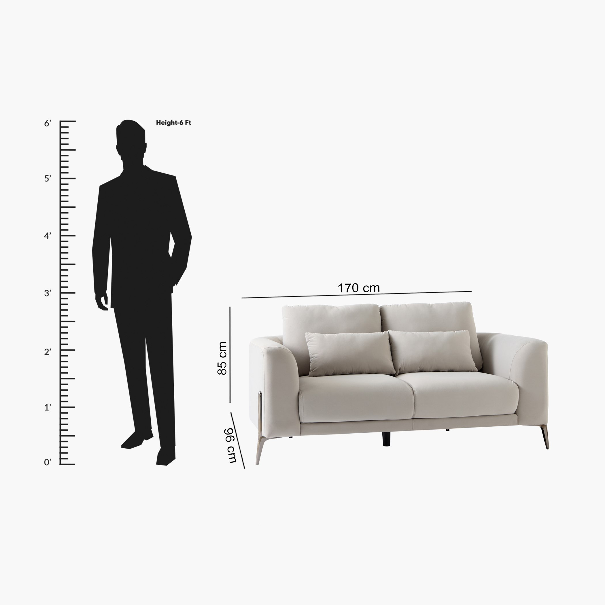 Zurich 2-Seater Fabric Sofa with 2 Cushions-hbxlivingroom-sofasandarmchairs-sofas-image-10