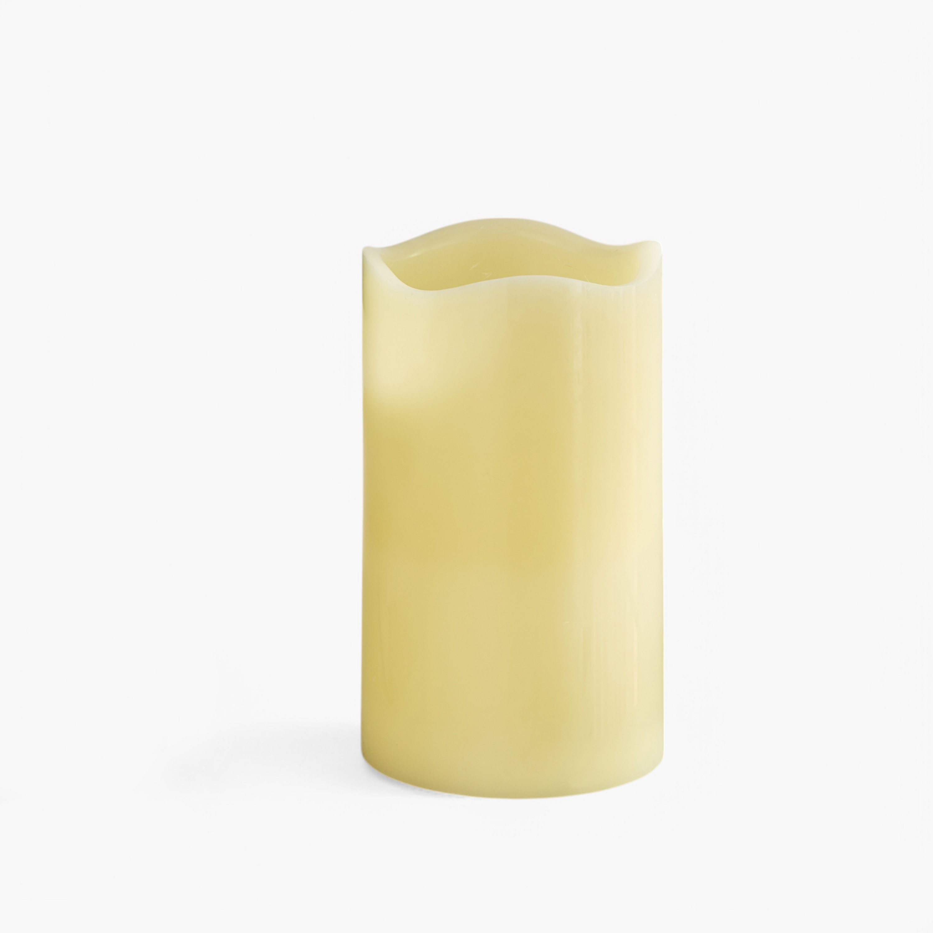 Luna LED Flameless Ivory Wax Candle with Vanilla Scent and Flickering - 12x20 cm-hbxhomeware-hbxdecorandfurnishings-image-6