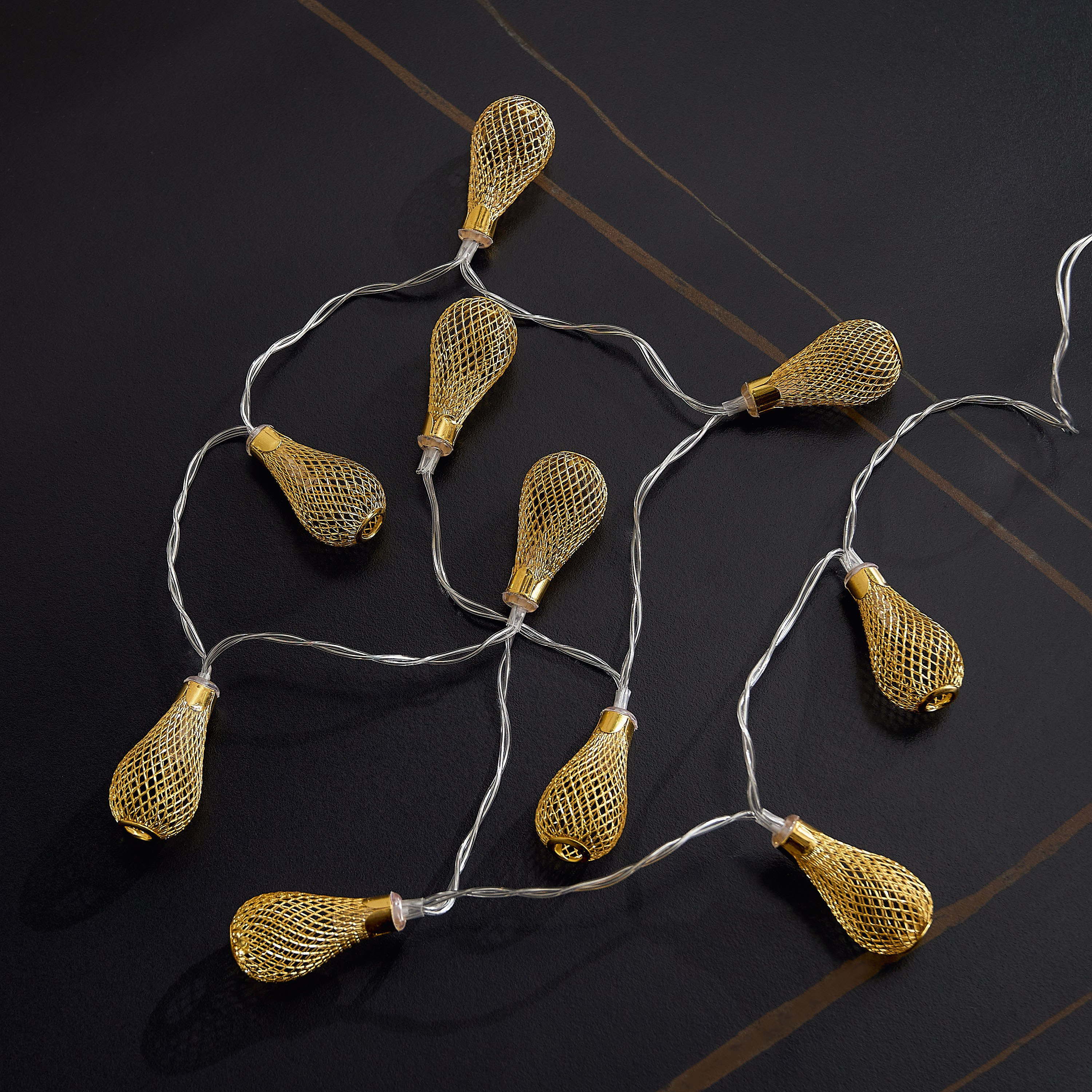 شريط إضاءة معدن مع 10 لمبات ليد دافئة من لونا-hbxdiningroom-lighting-decorativesandstringlights-image-2