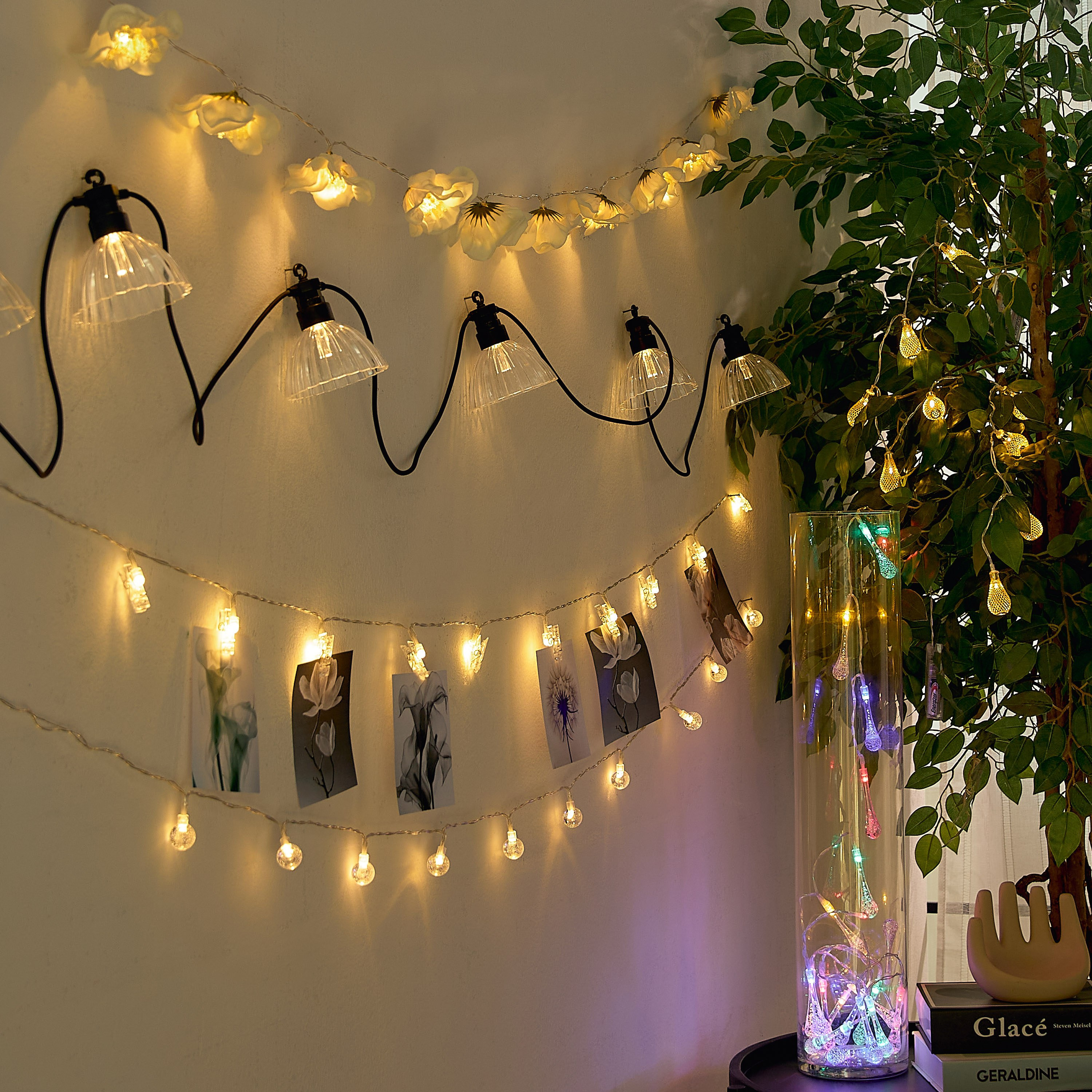 شريط إضاءة معدن مع 10 لمبات ليد دافئة من لونا-hbxdiningroom-lighting-decorativesandstringlights-image-5