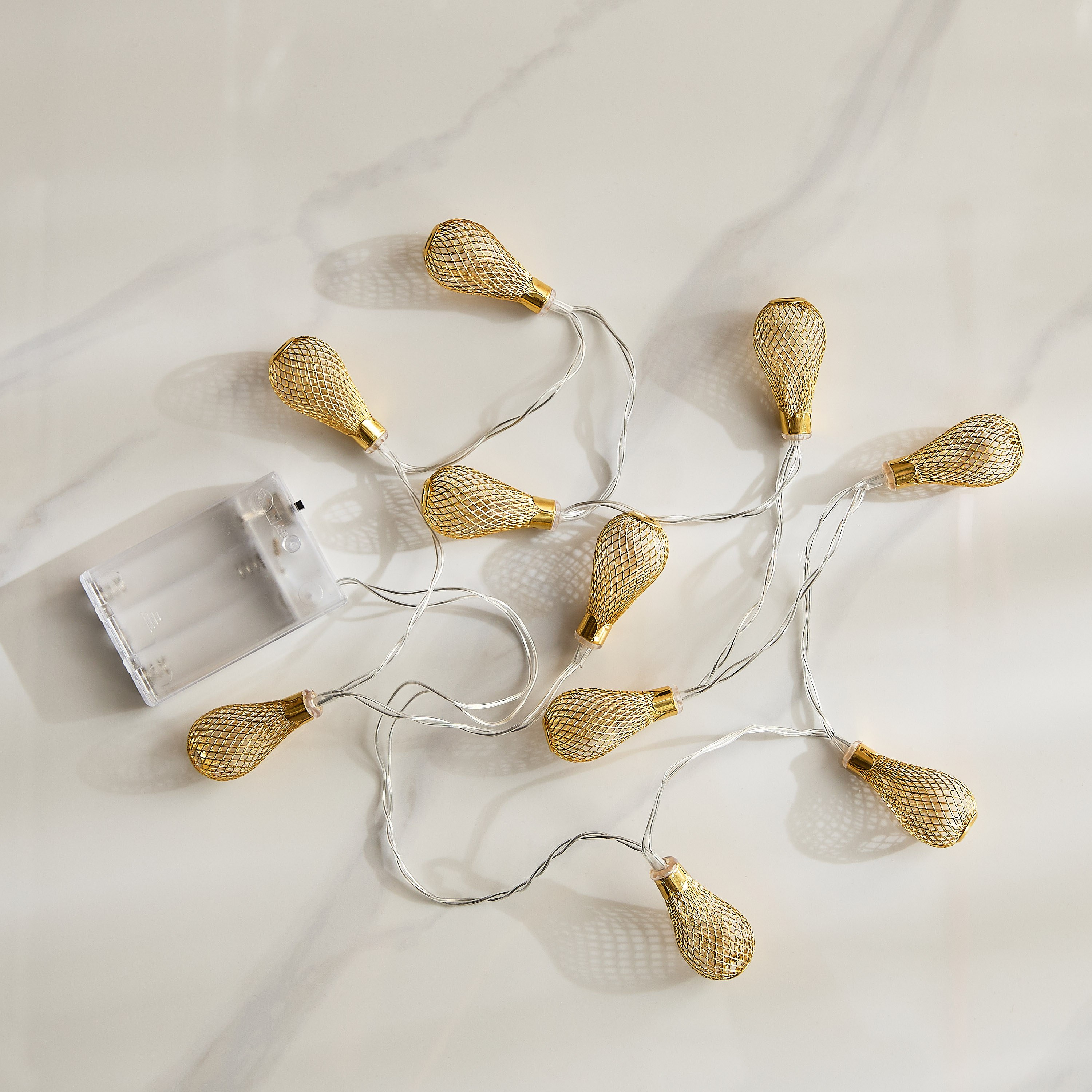 شريط إضاءة معدن مع 10 لمبات ليد دافئة من لونا-hbxdiningroom-lighting-decorativesandstringlights-image-6