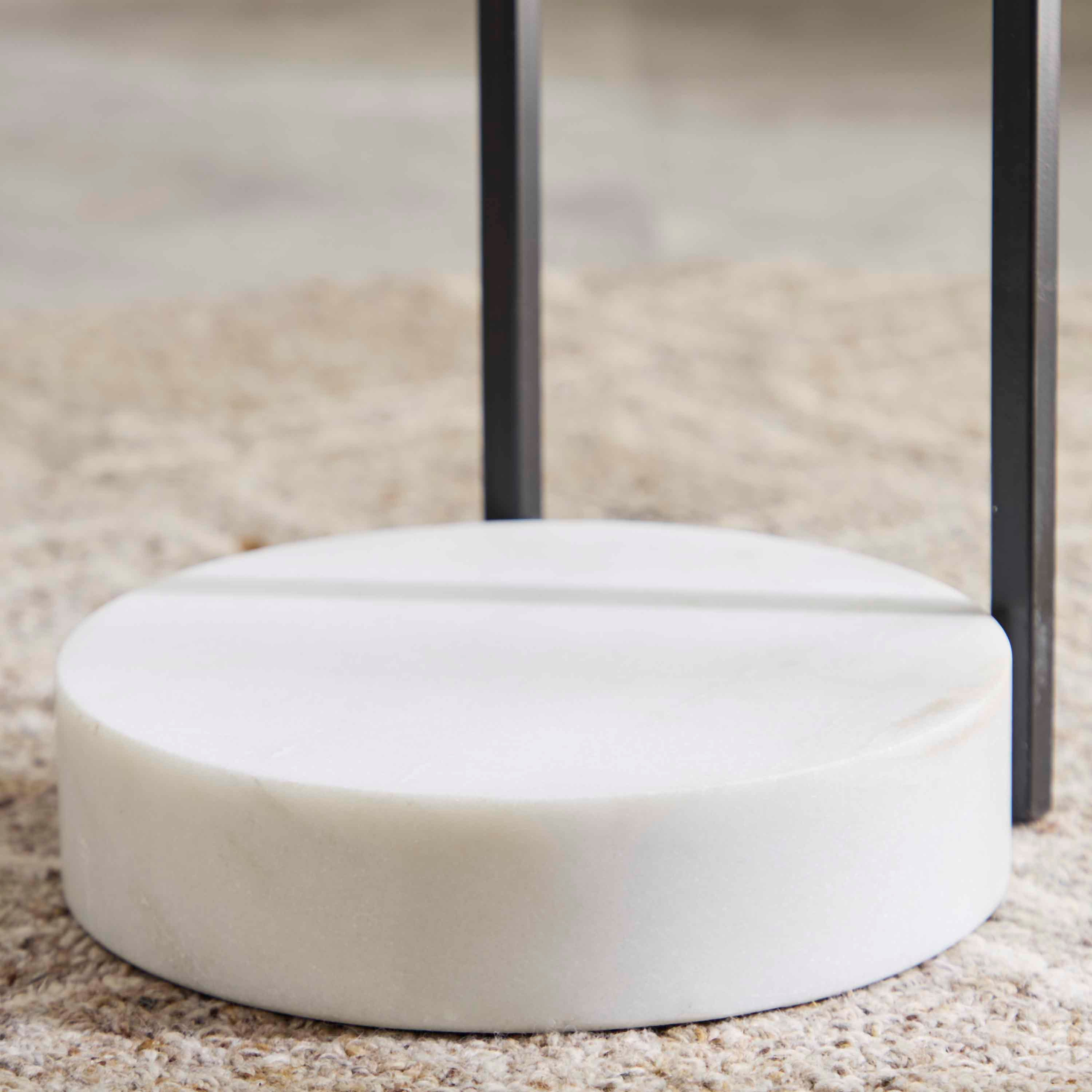 Cavon Ketty Genuine Marble Top Accent Table-hbxfurniture-livingroom-endtables-image-5