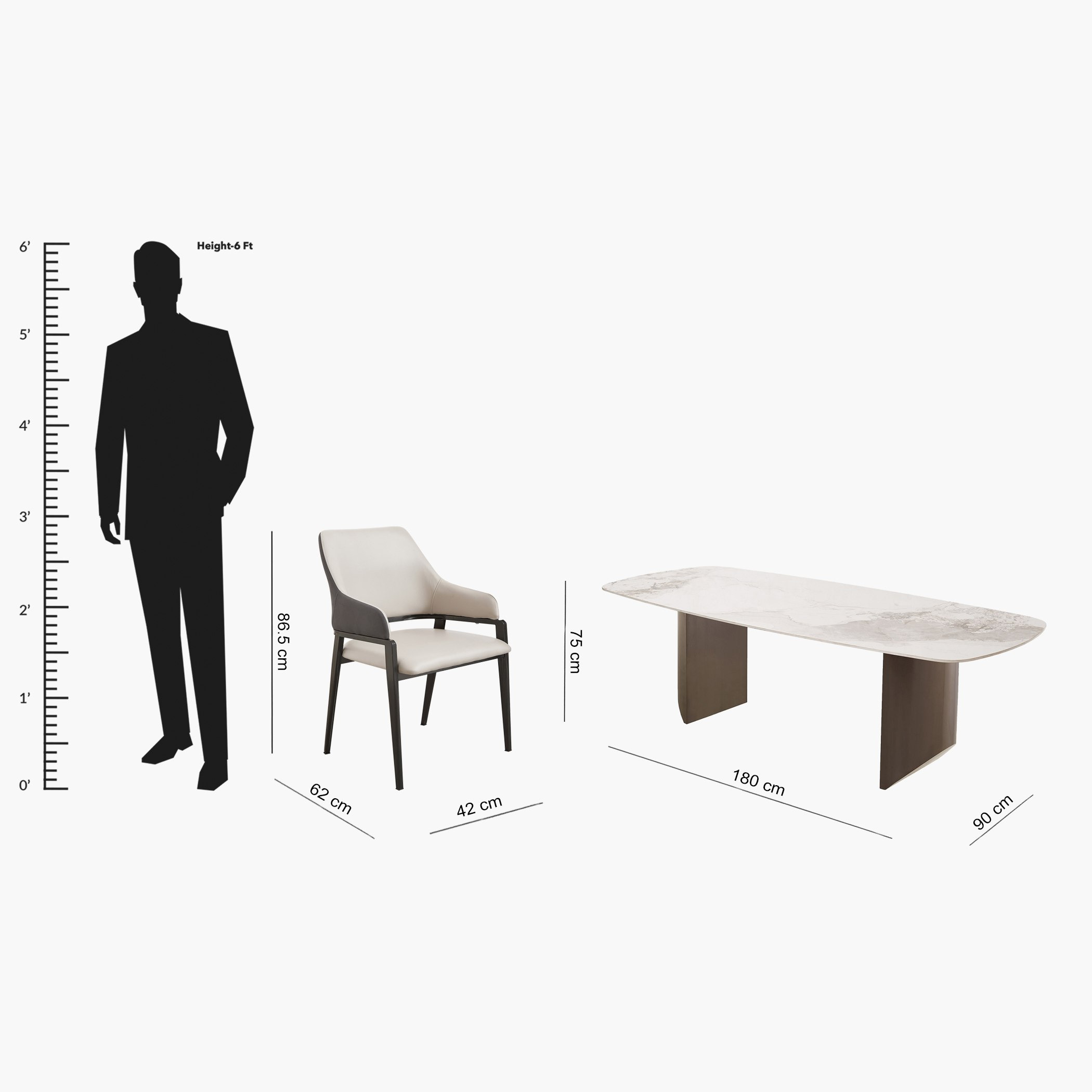 طاولة سفرة 8 مقاعد من الحجر الملبد نكست من لينتون-hbxfurniture-diningtablesandsets-diningsets-eightseater-image-15