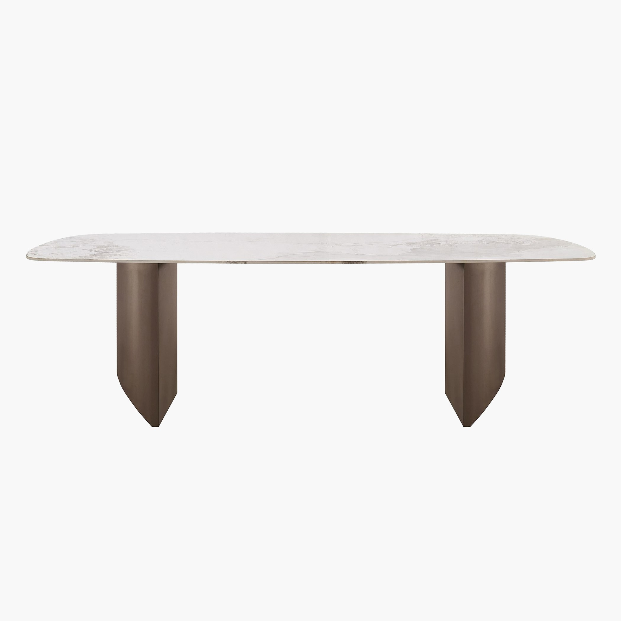 طاولة سفرة 8 مقاعد من الحجر الملبد نكست من لينتون-hbxfurniture-diningtablesandsets-diningsets-eightseater-image-2