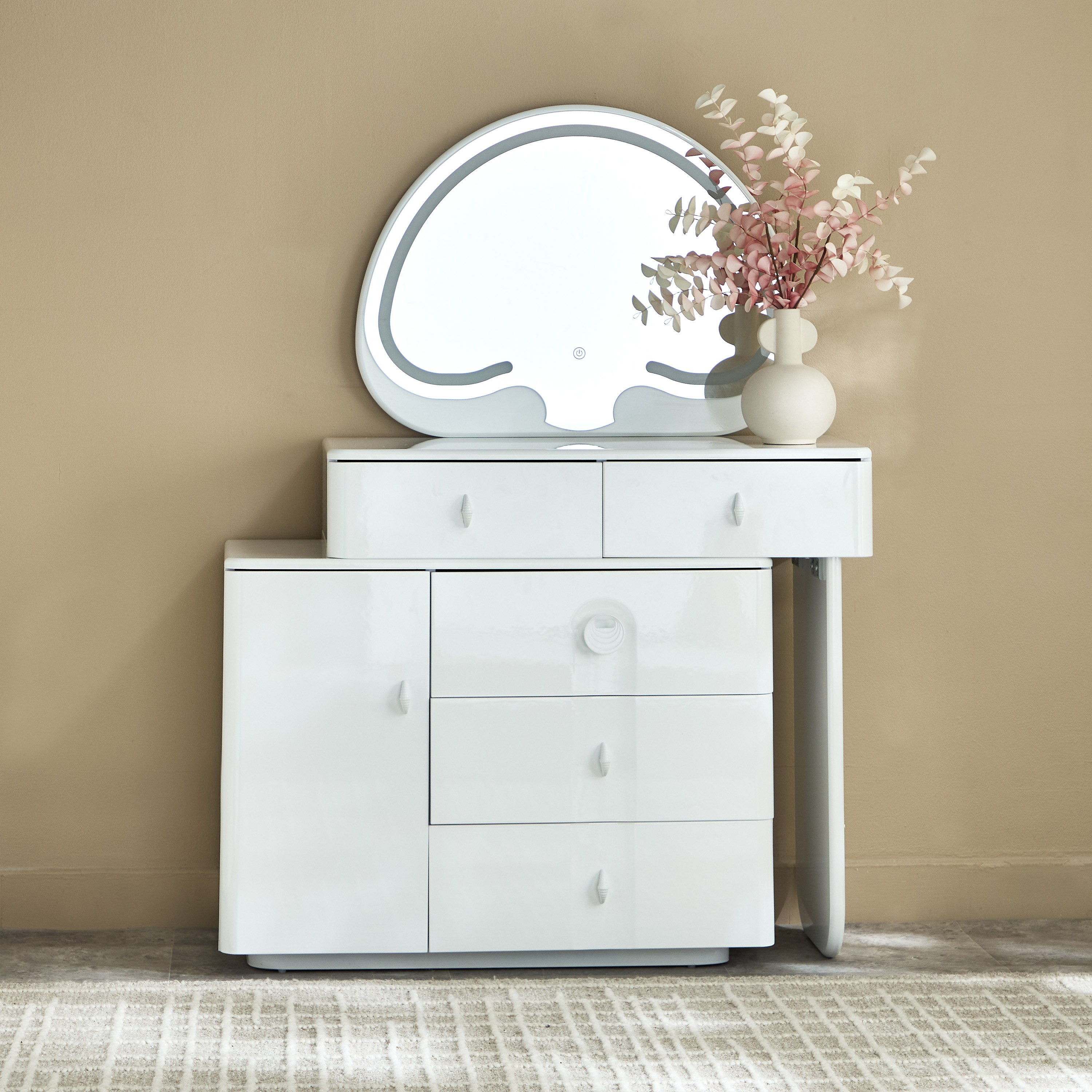 طاولة تزيين ذكية مع مرآة أورلاندو من مارويل-hbxfurniture-bedroom-dressersandmirrors-image-3