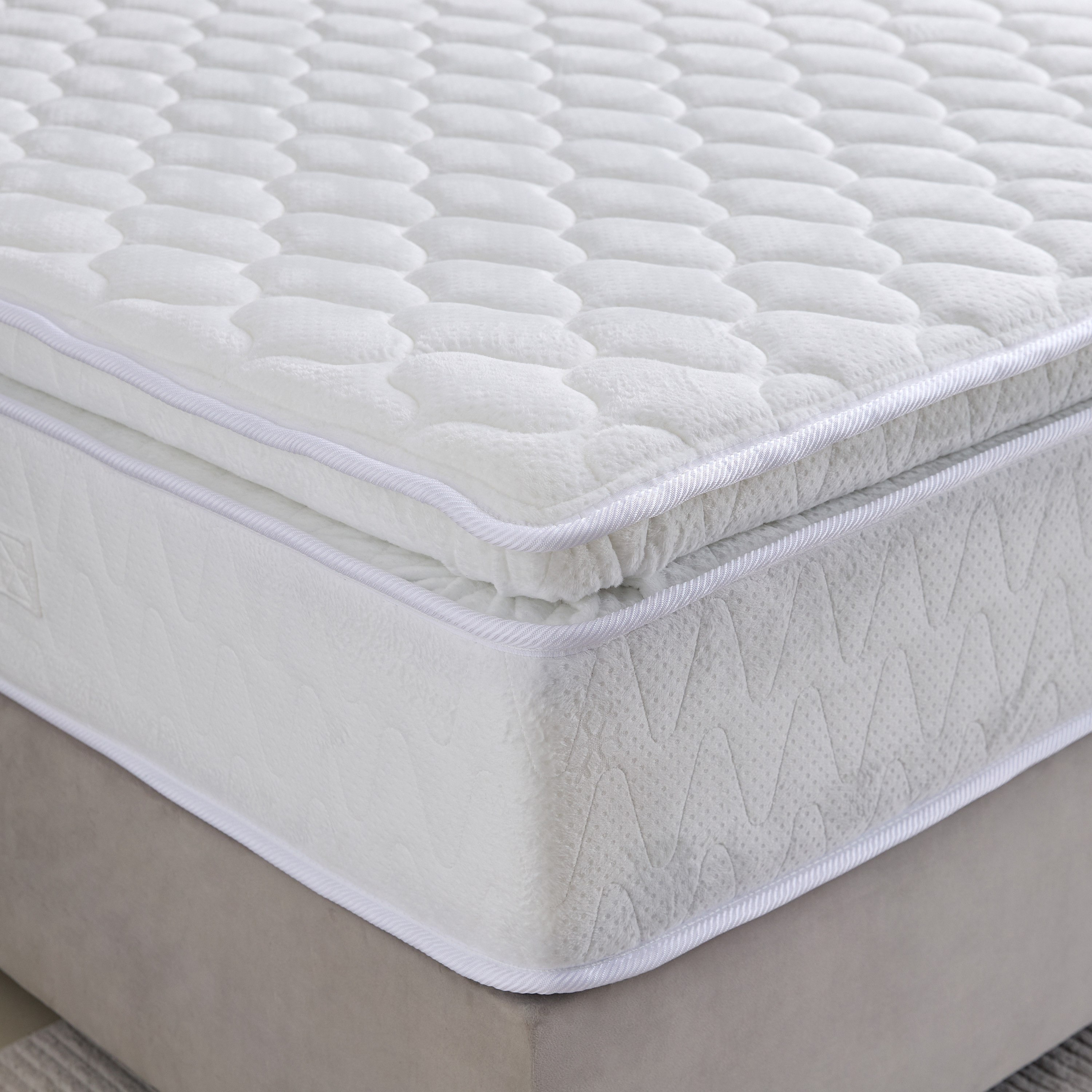 SleepNest iGrandeur Rest Medium Soft Pillow Top Bonnell Spring Mattress - 160x200x30 cm-hbxbedroom-mattresses-queen-image-6