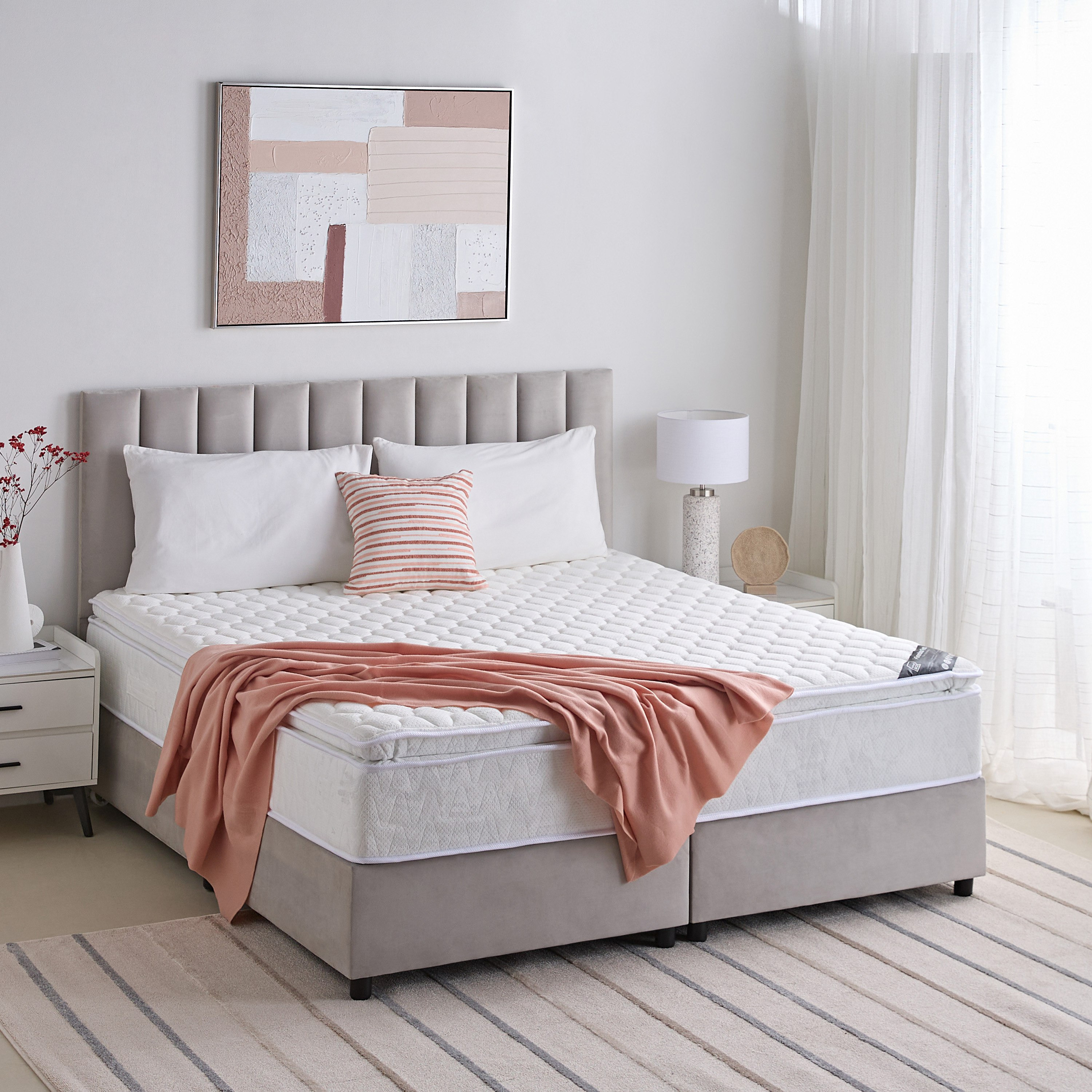 SleepNest iGrandeur Rest Medium Soft Pillow Top Bonnell Spring Mattress - 160x200x30 cm-hbxbedroom-mattresses-queen-image-9
