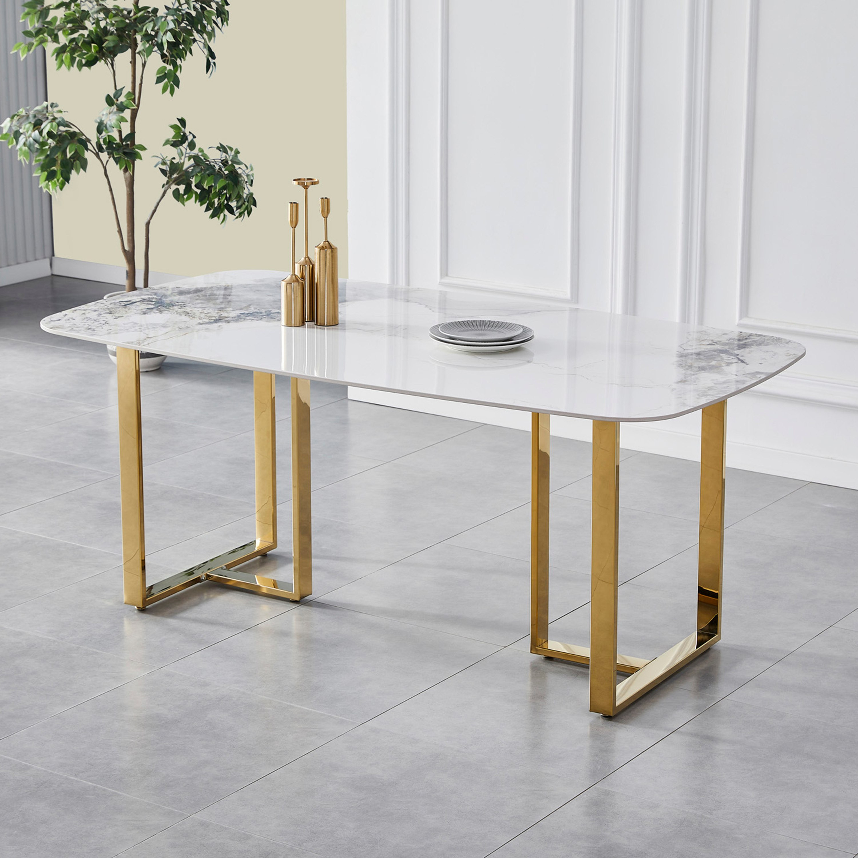 Pearl Crown 10-Seater Sintered Stone Dining Set-hbxfurniture-diningroom-diningsets-tenseater-image-3