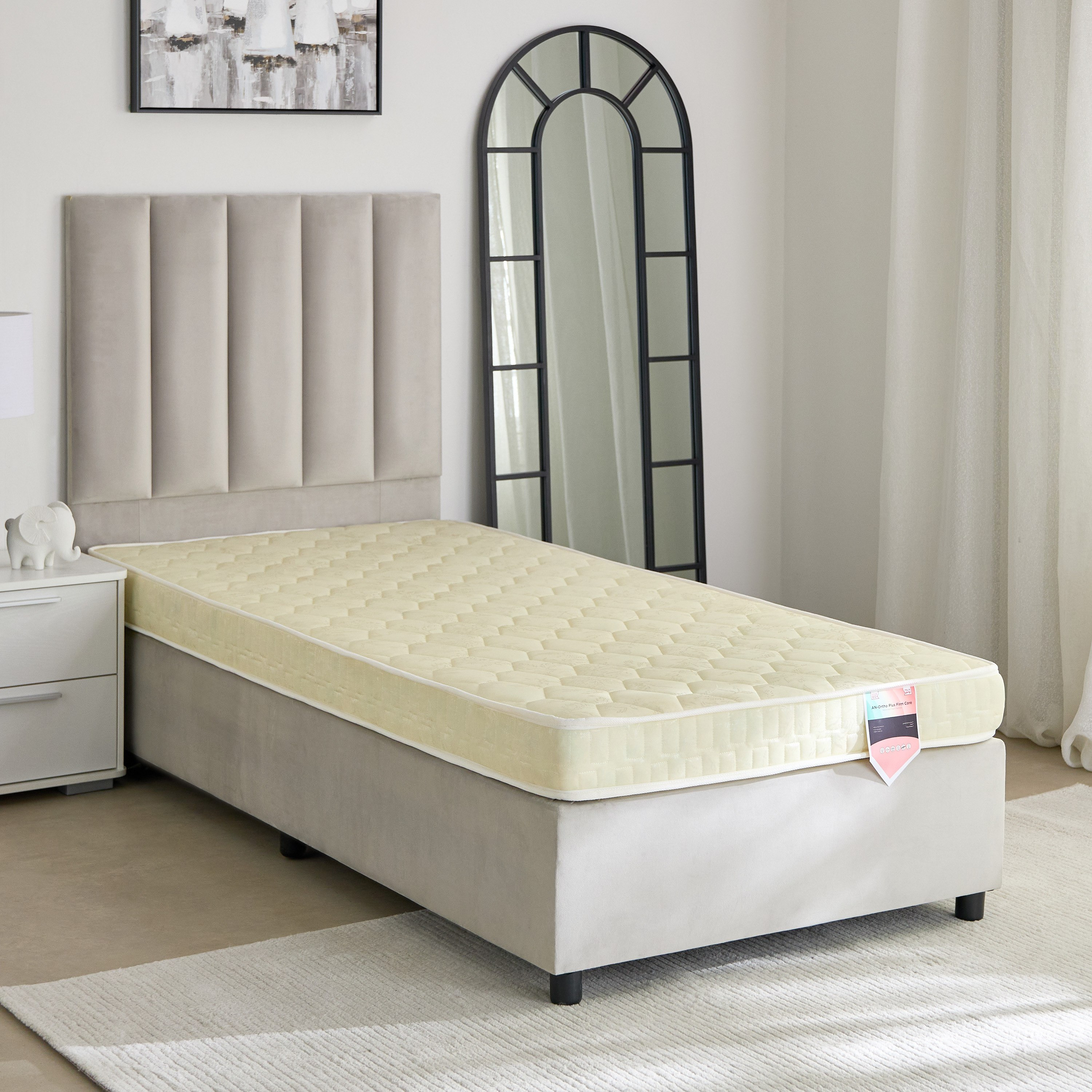 مرتبة فردية بتصميم صلب وإسفنج مجدد من أورثو بلس - 90x200x10 سم-hbxfurniture-bedroom-mattresses-single-image-3