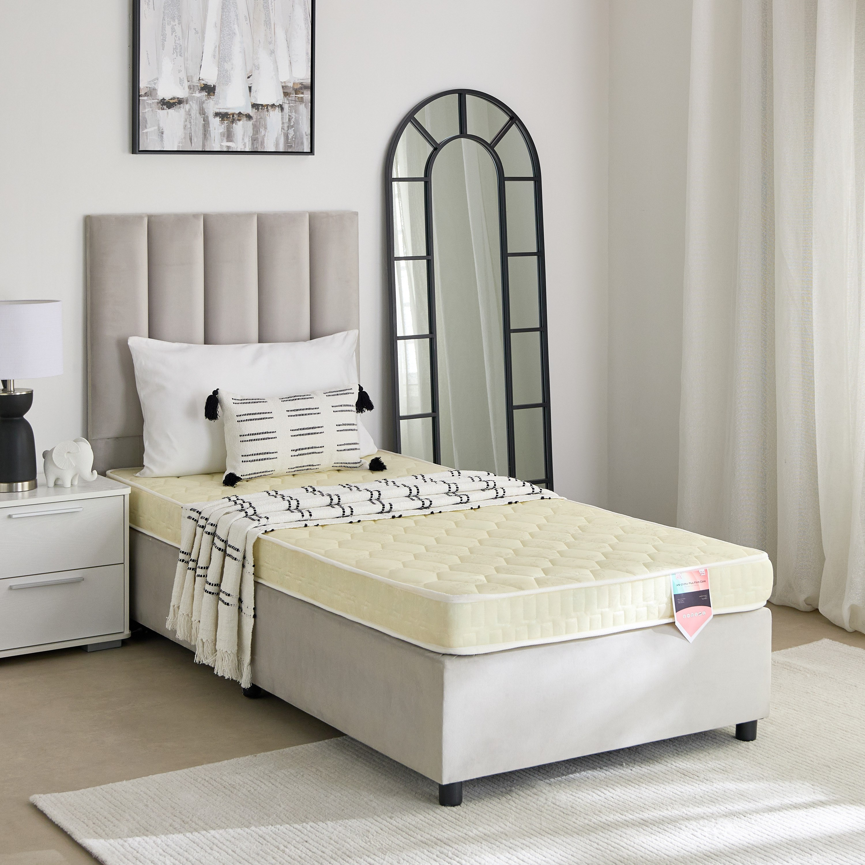 مرتبة فردية بتصميم صلب وإسفنج مجدد من أورثو بلس - 90x200x10 سم-hbxfurniture-bedroom-mattresses-single-image-8