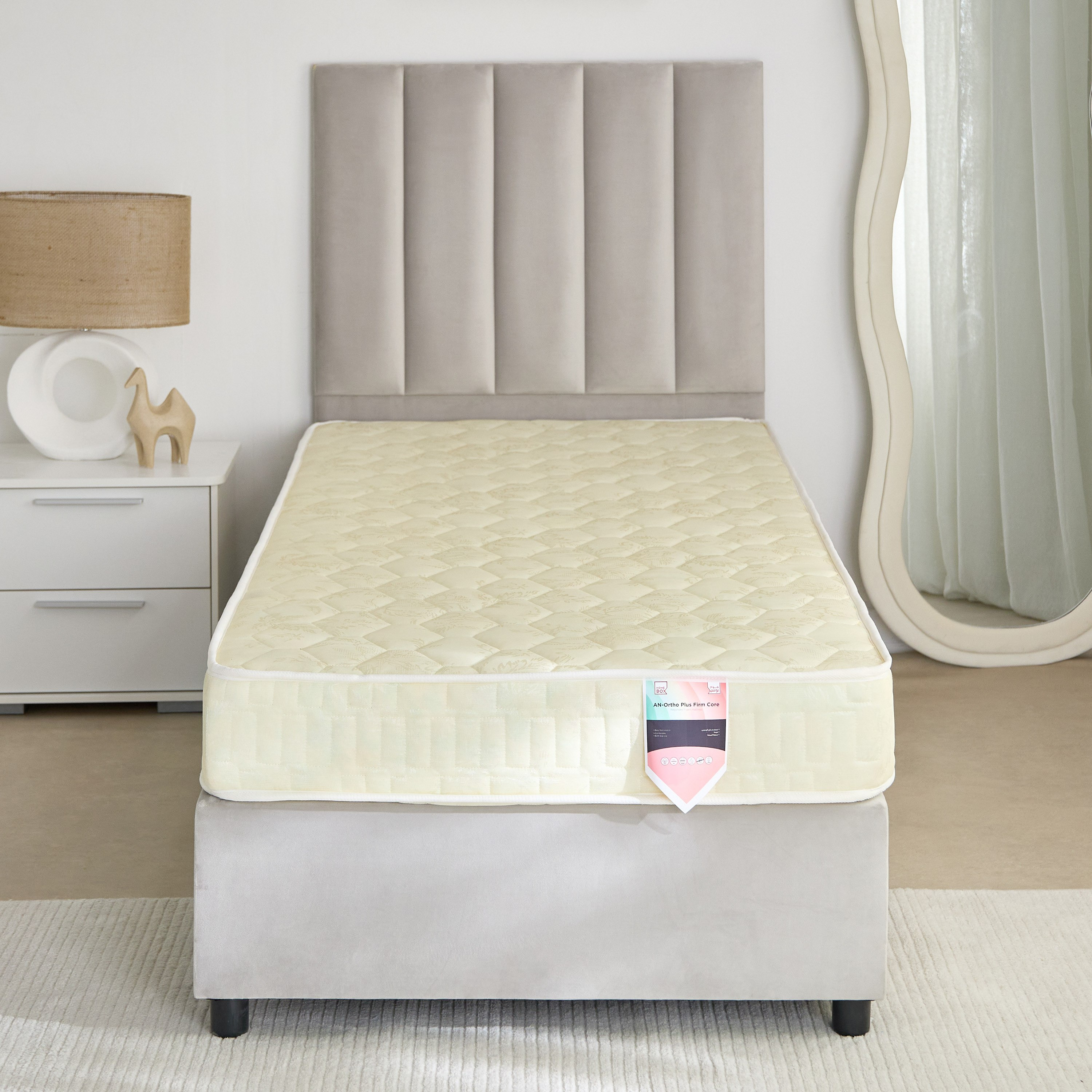 مرتبة فردية بتصميم صلب وإسفنج مجدد من أورثو بلس - 90x200x15 سم-hbxfurniture-bedroom-mattresses-single-image-3