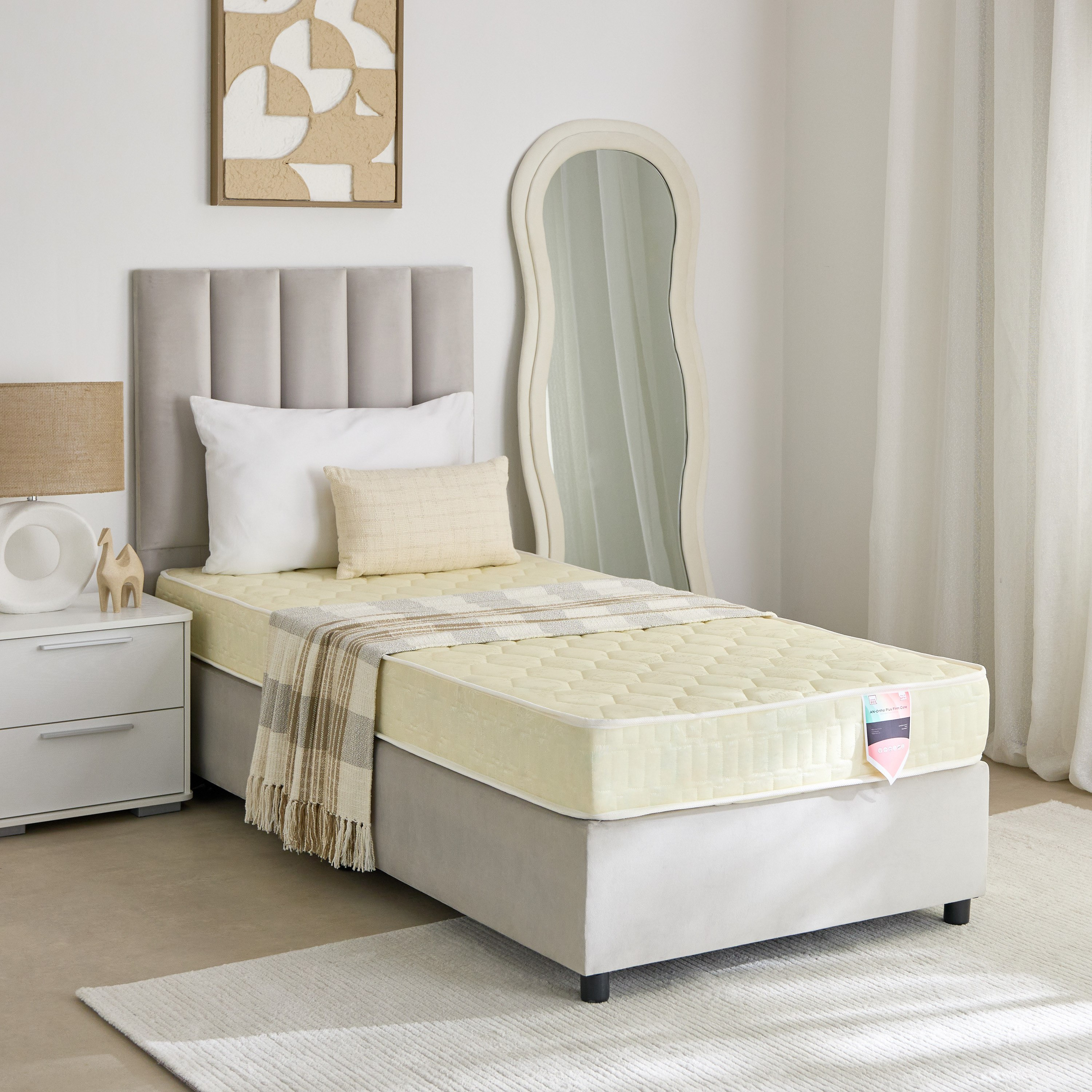مرتبة فردية بتصميم صلب وإسفنج مجدد من أورثو بلس - 90x200x15 سم-hbxfurniture-bedroom-mattresses-single-image-8