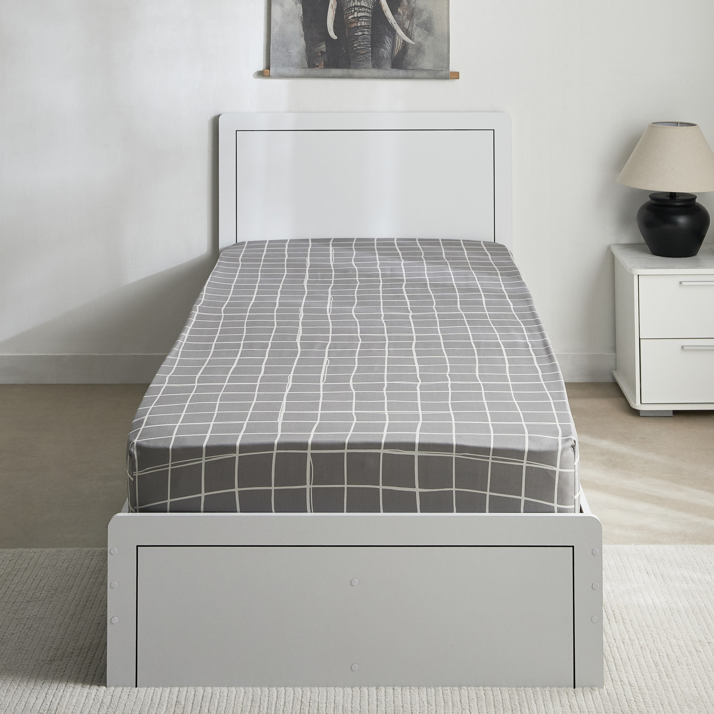 شرشف مطّاطي فردي أكرون من ماتريكس - 90x200+20 سم-hbxhomeware-hbxbedroom-image-3