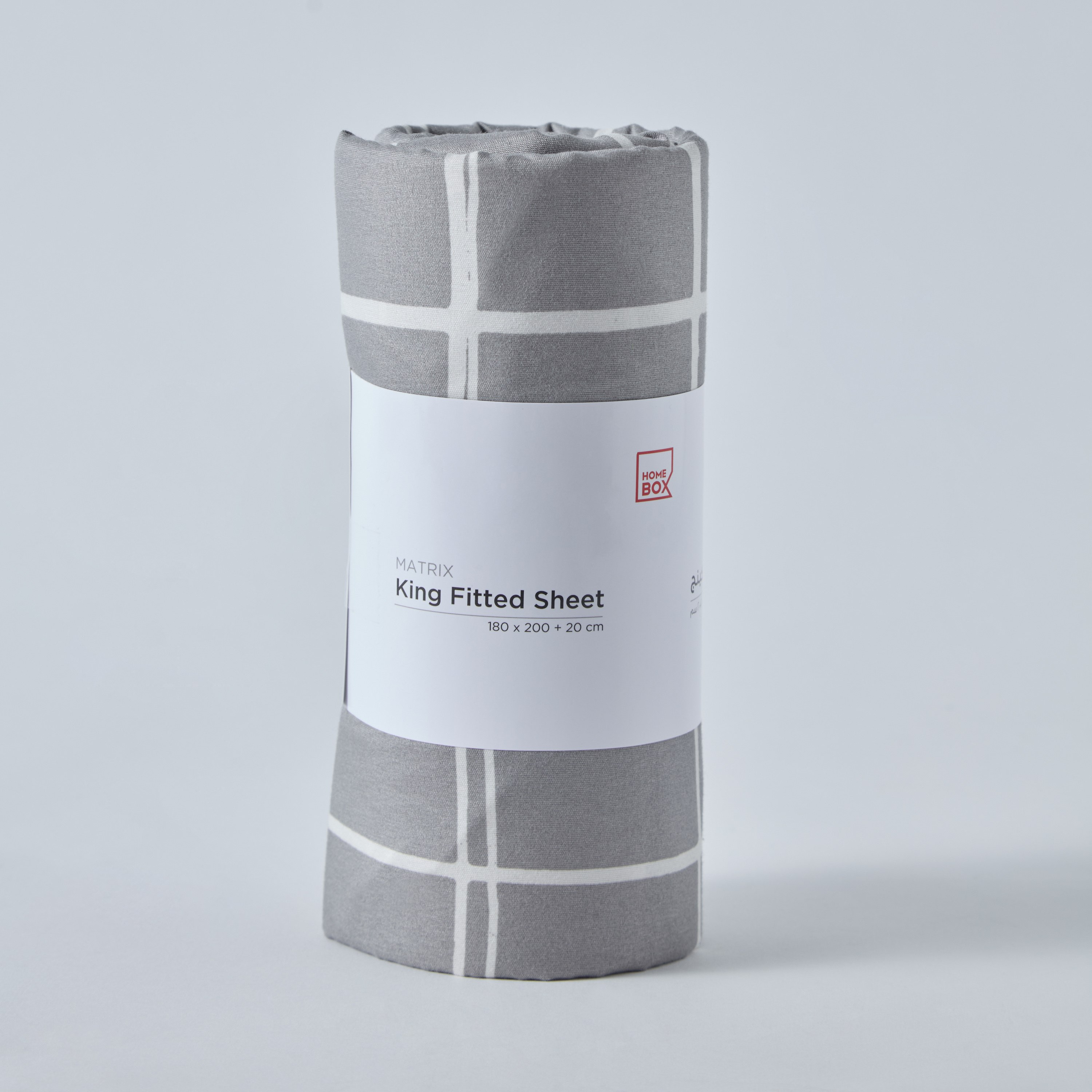 Matrix Acron King Fitted Sheet - 180x200+20 cm-hbxhomeware-hbxbedroom-image-9