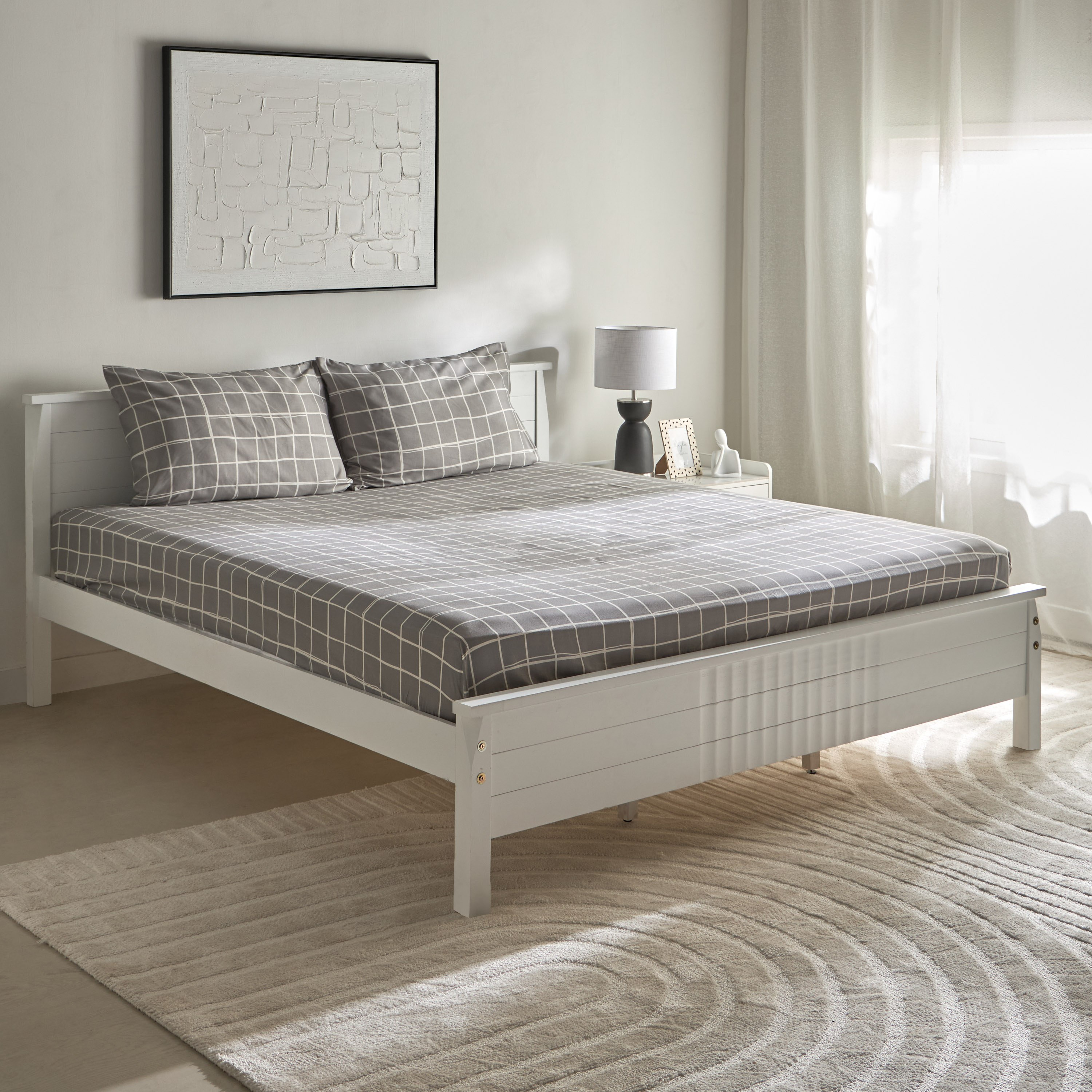 Matrix Acron King Flat Sheet Set - 240x240 cm-hbxhomeware-bedding-flatsheets-image-2