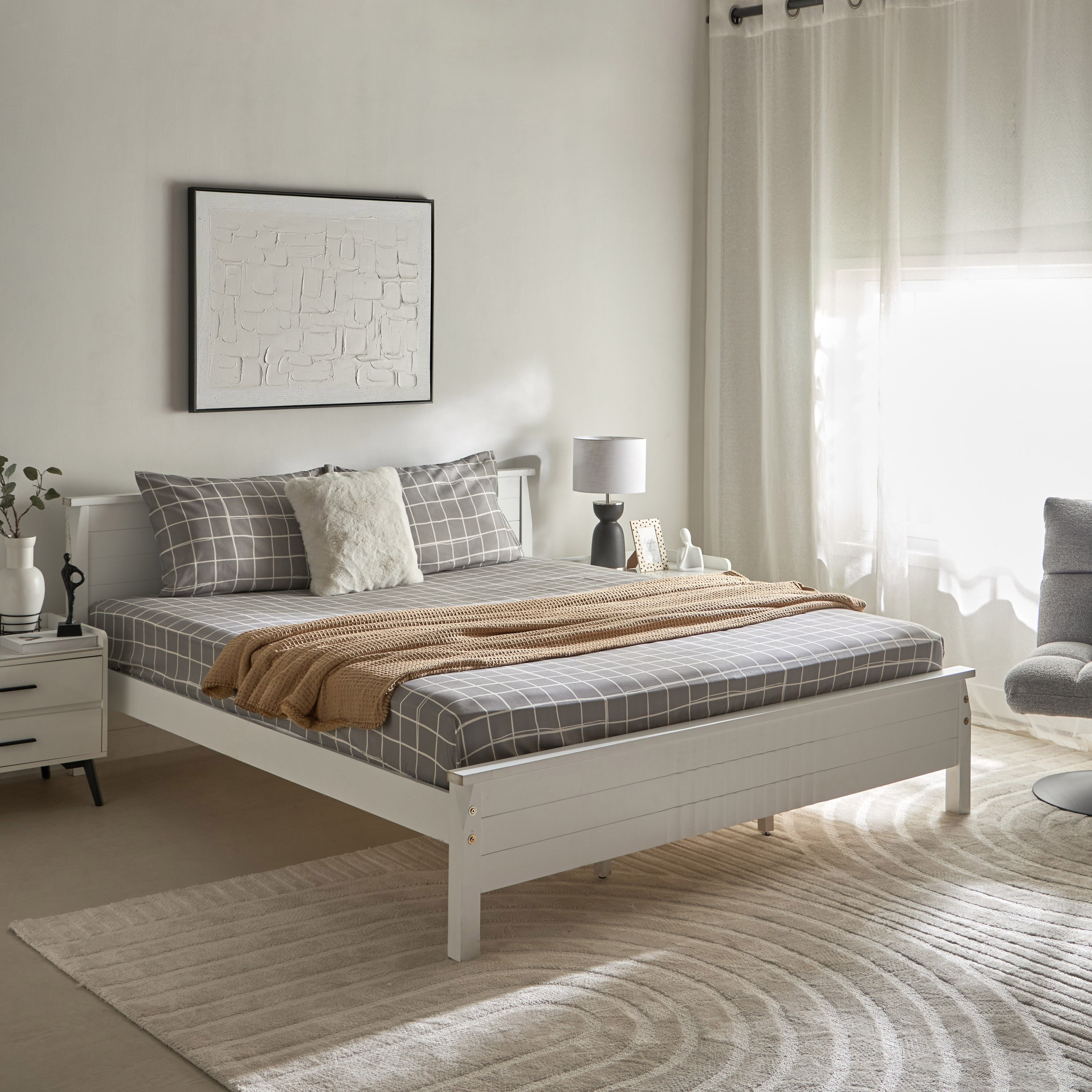 Matrix Acron King Flat Sheet Set - 240x240 cm-hbxhomeware-bedding-flatsheets-image-9