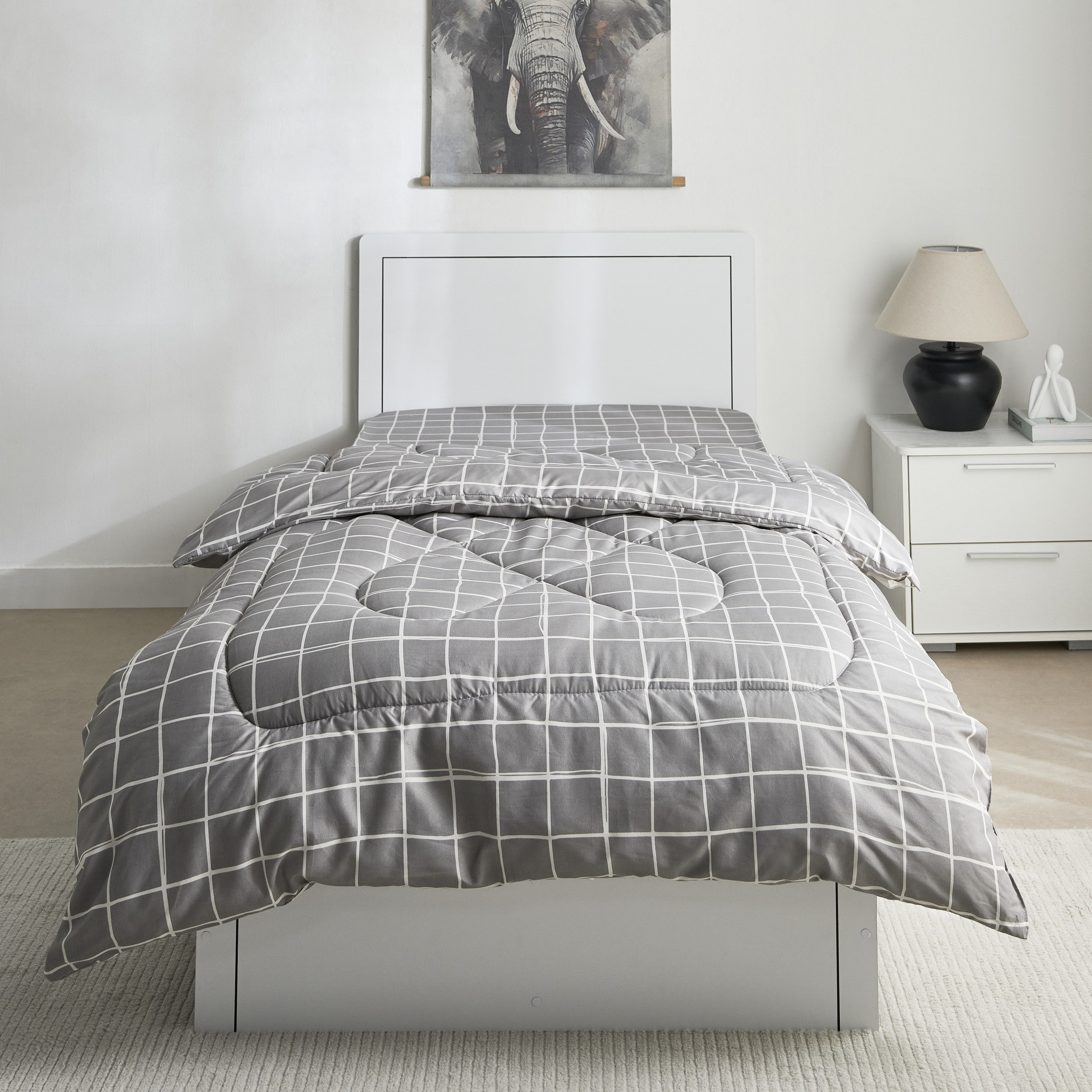 Matrix Acron Microfiber Single Comforter - 135x220 cm-hbxhomeware-hbxbedroom-image-2