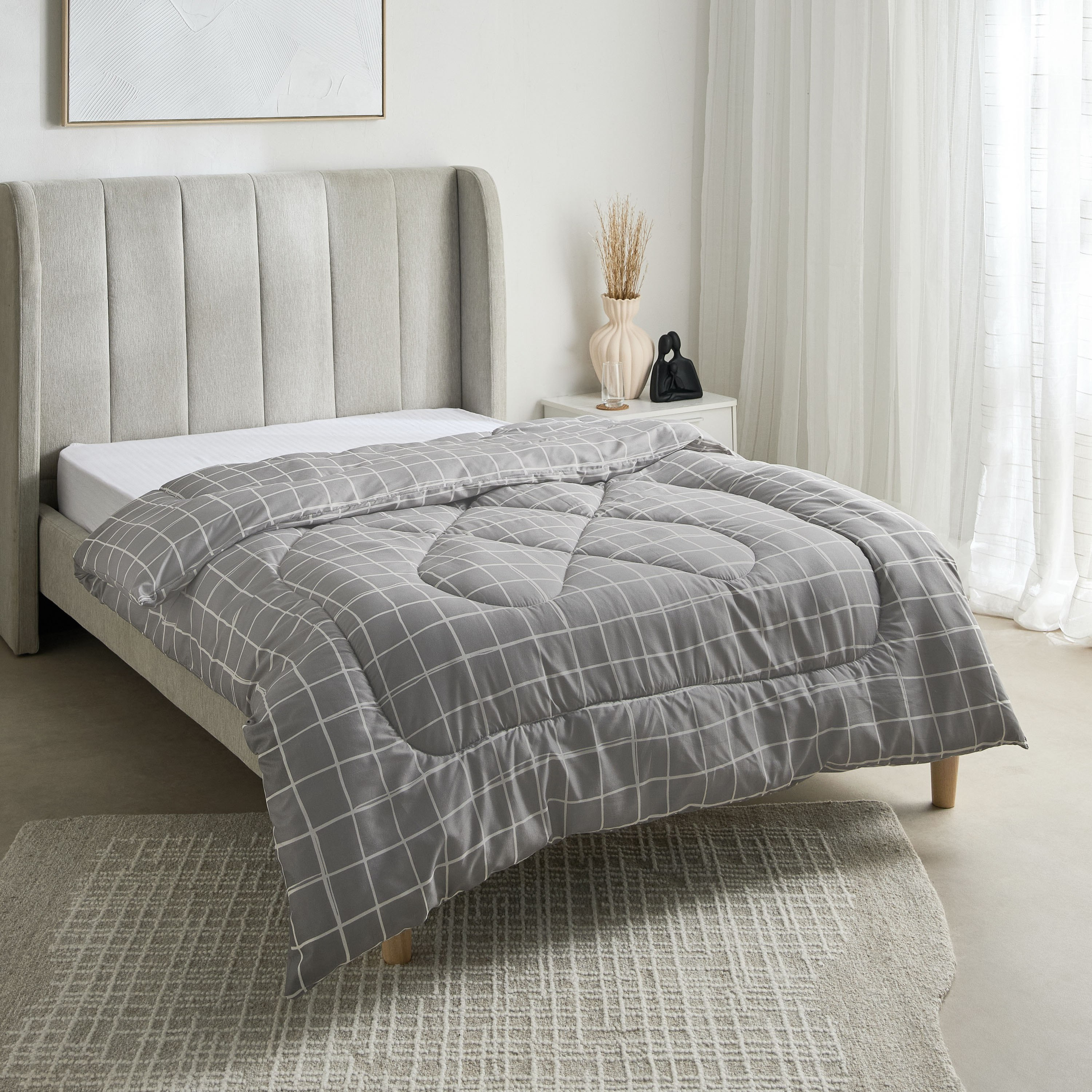 Matrix Acron Microfiber Twin Comforter - 160x220 cm-hbxhomeware-hbxbedroom-image-1