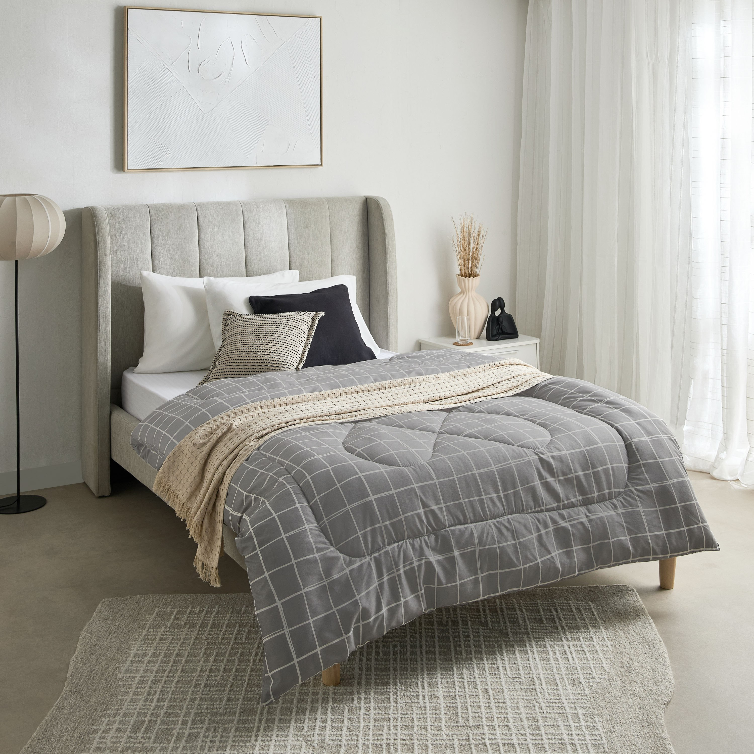 Matrix Acron Microfiber Twin Comforter - 160x220 cm-hbxhomeware-hbxbedroom-image-5