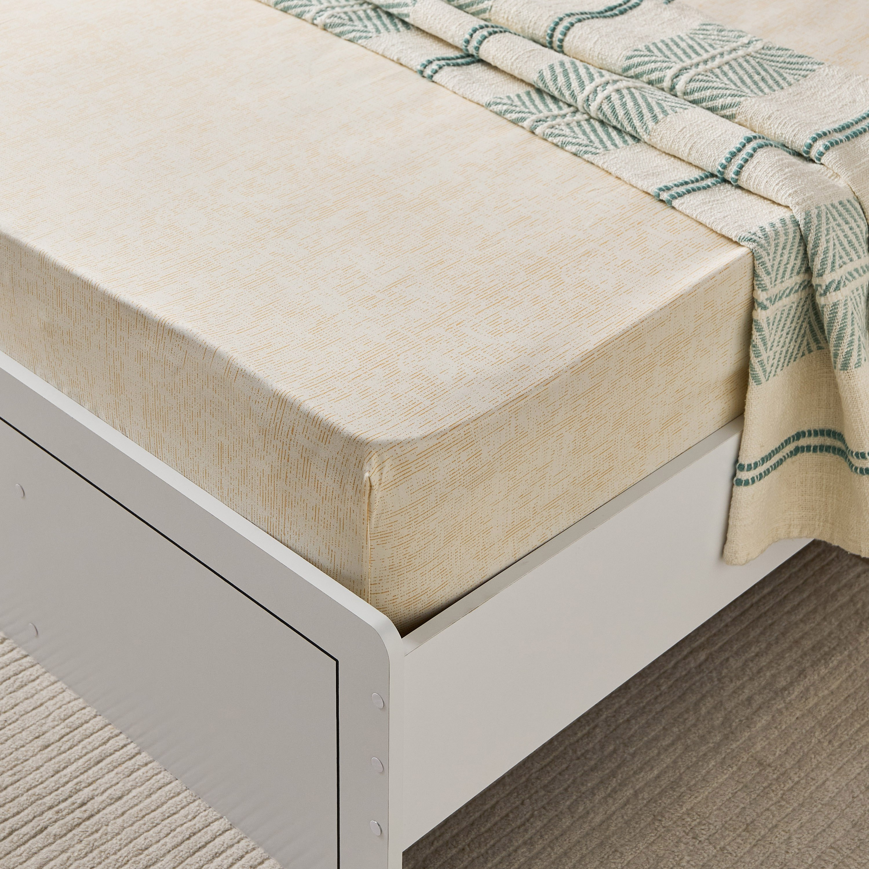 شرشف مطّاطي فردي من ماتريكس - 90x200+20 سم-hbxhomeware-hbxbedroom-image-1