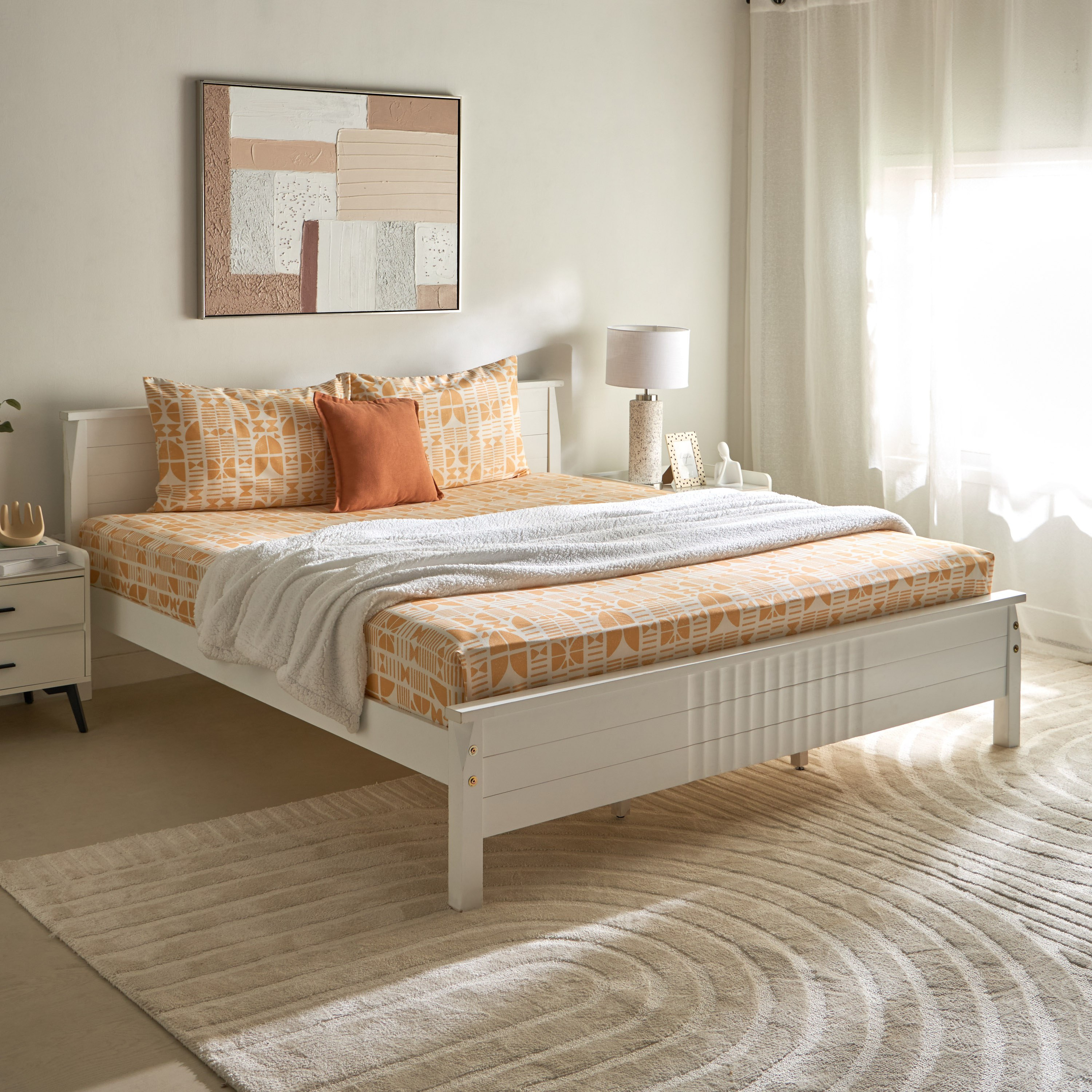 طقم شرشف مسطح كينج مرجاني 3 قطع من ماتريكس - 240x240 سم-hbxhomeware-hbxbedroom-image-10