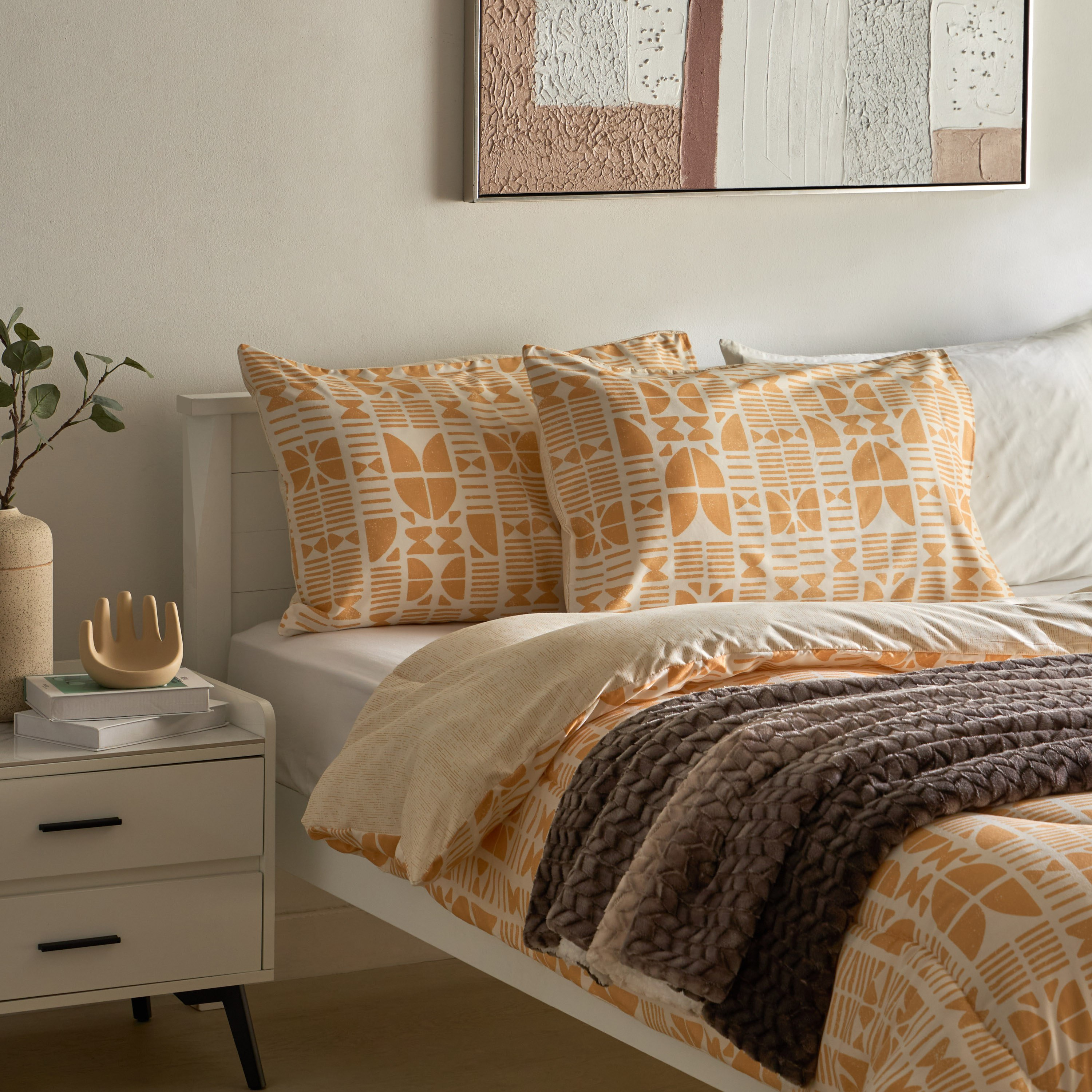 طقم أغطية وسائد بطبعات من الألياف الدقيقة قطعتين كورال من ماتريكس - 50x75 سم-hbxhomeware-hbxbedroom-image-7