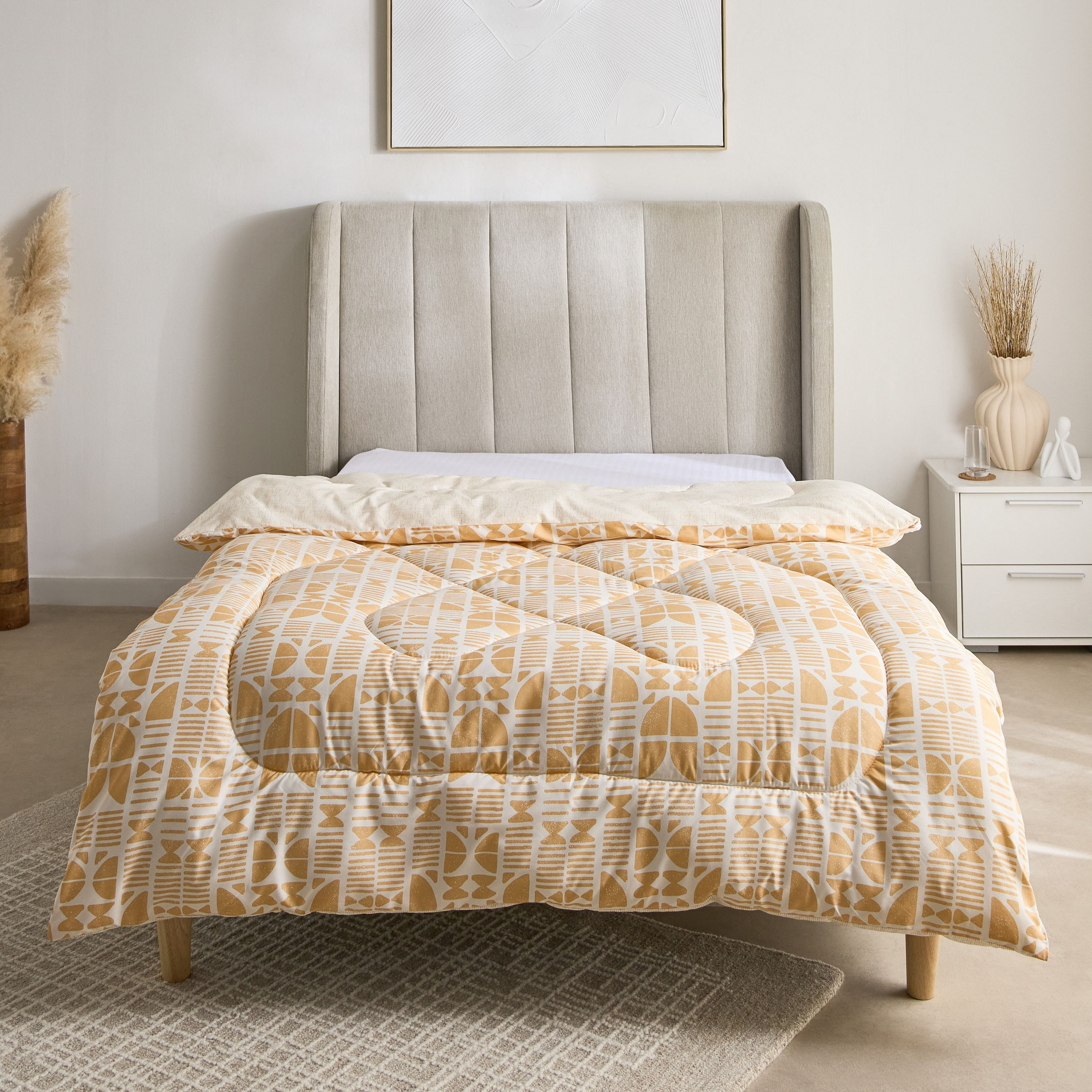 لحاف توين من الألياف الدقيقة من ماتريكس - 160X220 سم-hbxhomeware-hbxbedroom-image-2