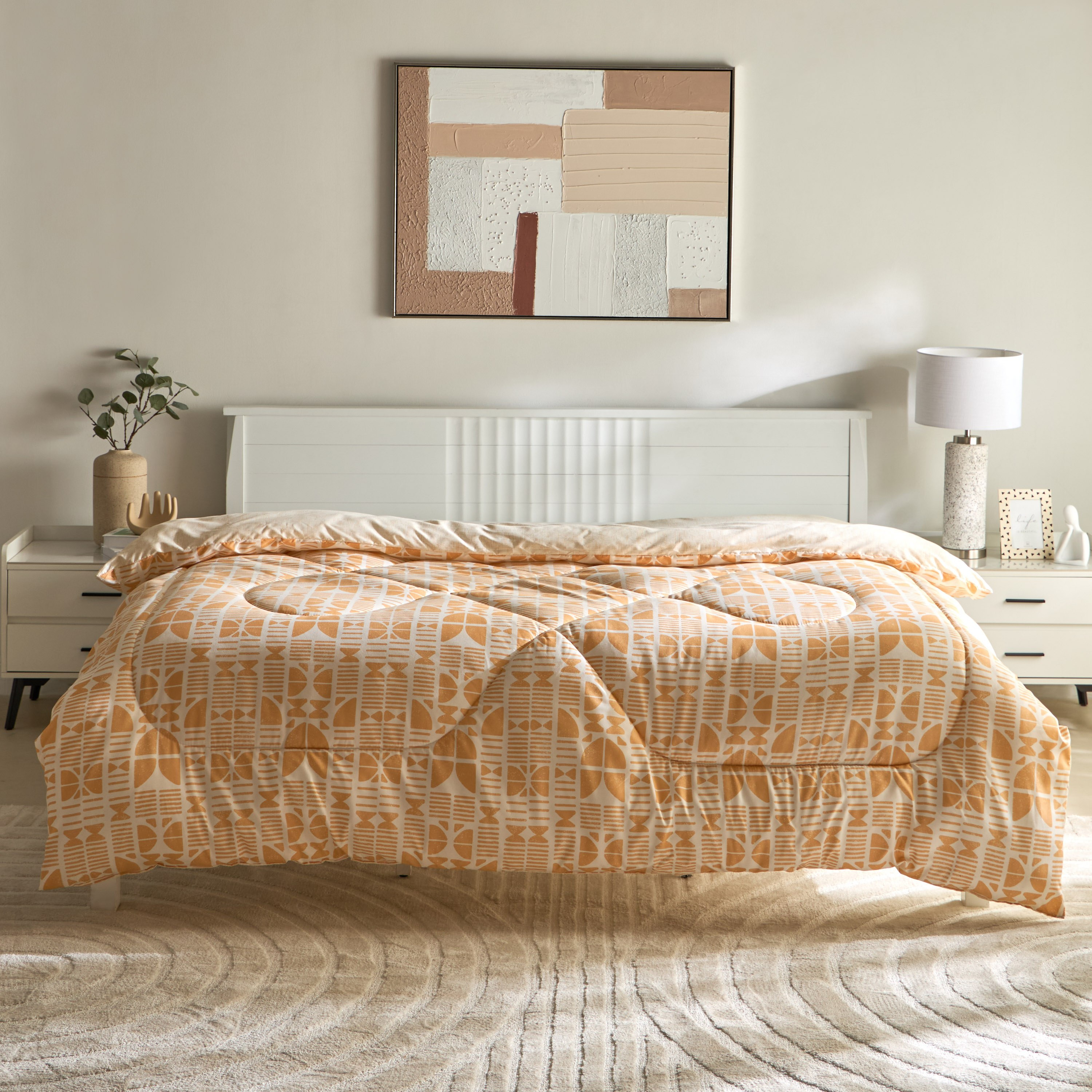 لحاف كوين ألياف دقيقة مرجاني من ماتريكس - 200x240 سم-hbxhomeware-hbxbedroom-image-2