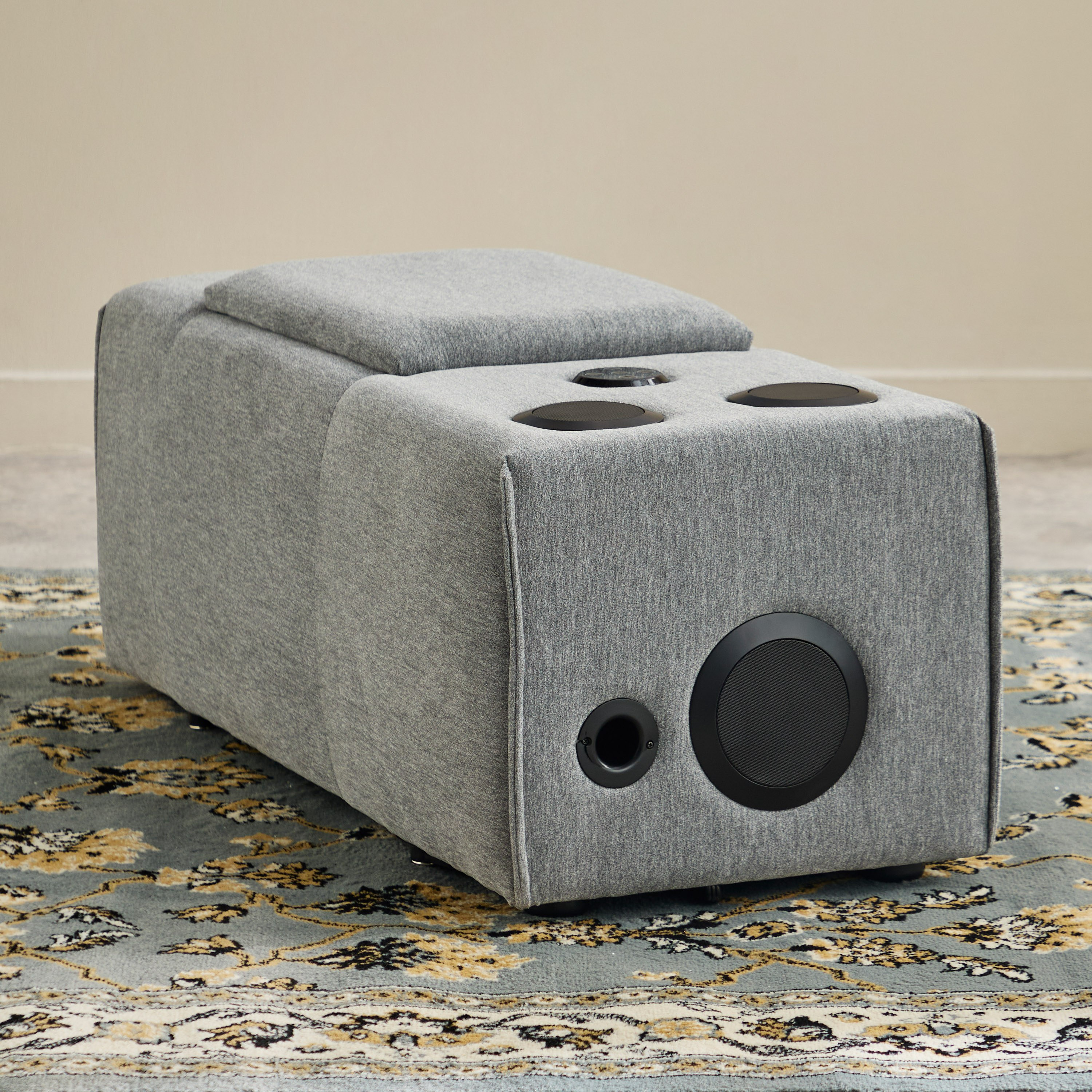 طاولة كونسول قماش للوسائط بمنفذ يو إس بي وموسيقى من سيسيل-hbxlivingroom-sofasandarmchairs-modularsofas-image-4