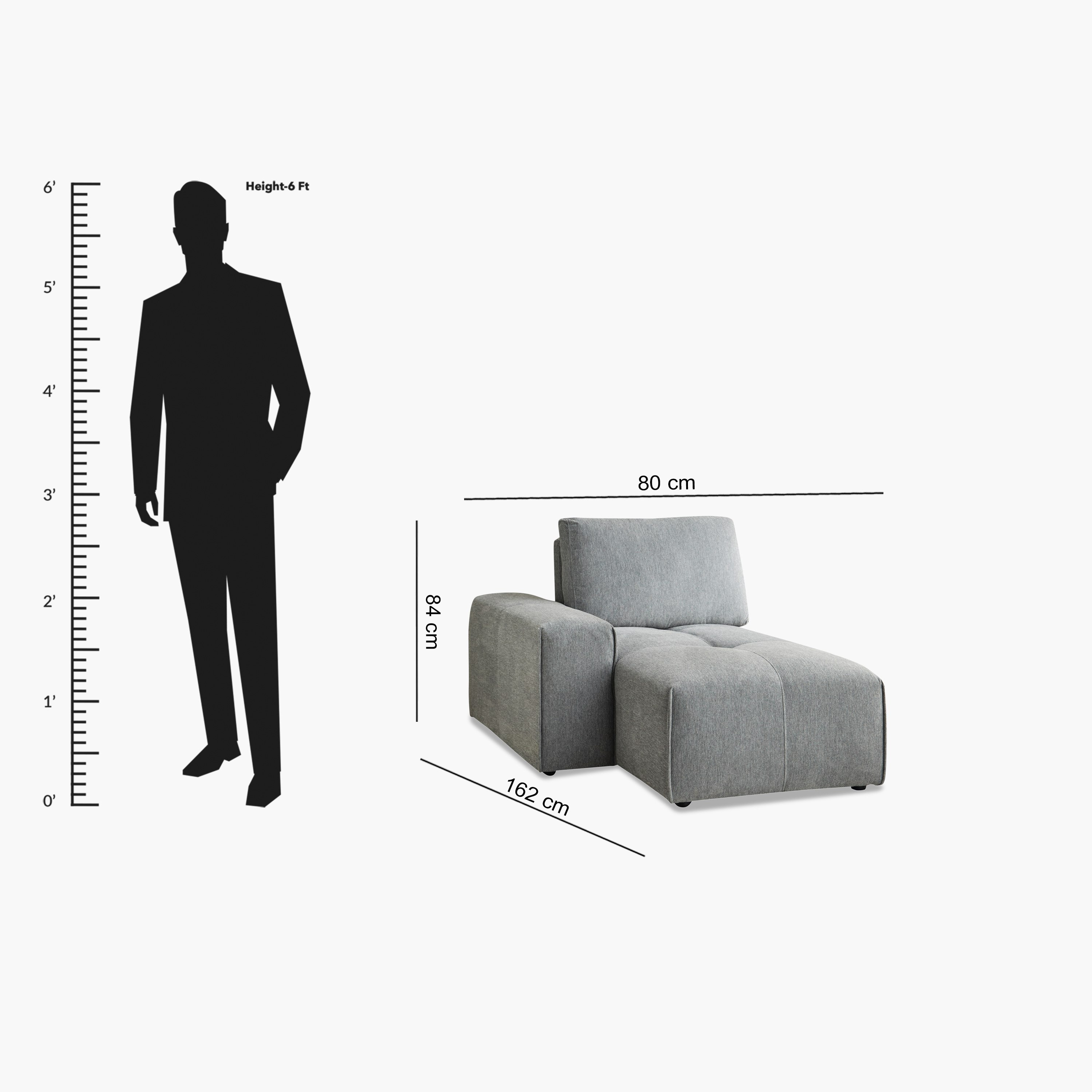 كرسي استرخاء قماش بذراع أيسر من سيسيل-hbxlivingroom-sofasandarmchairs-modularsofas-image-14