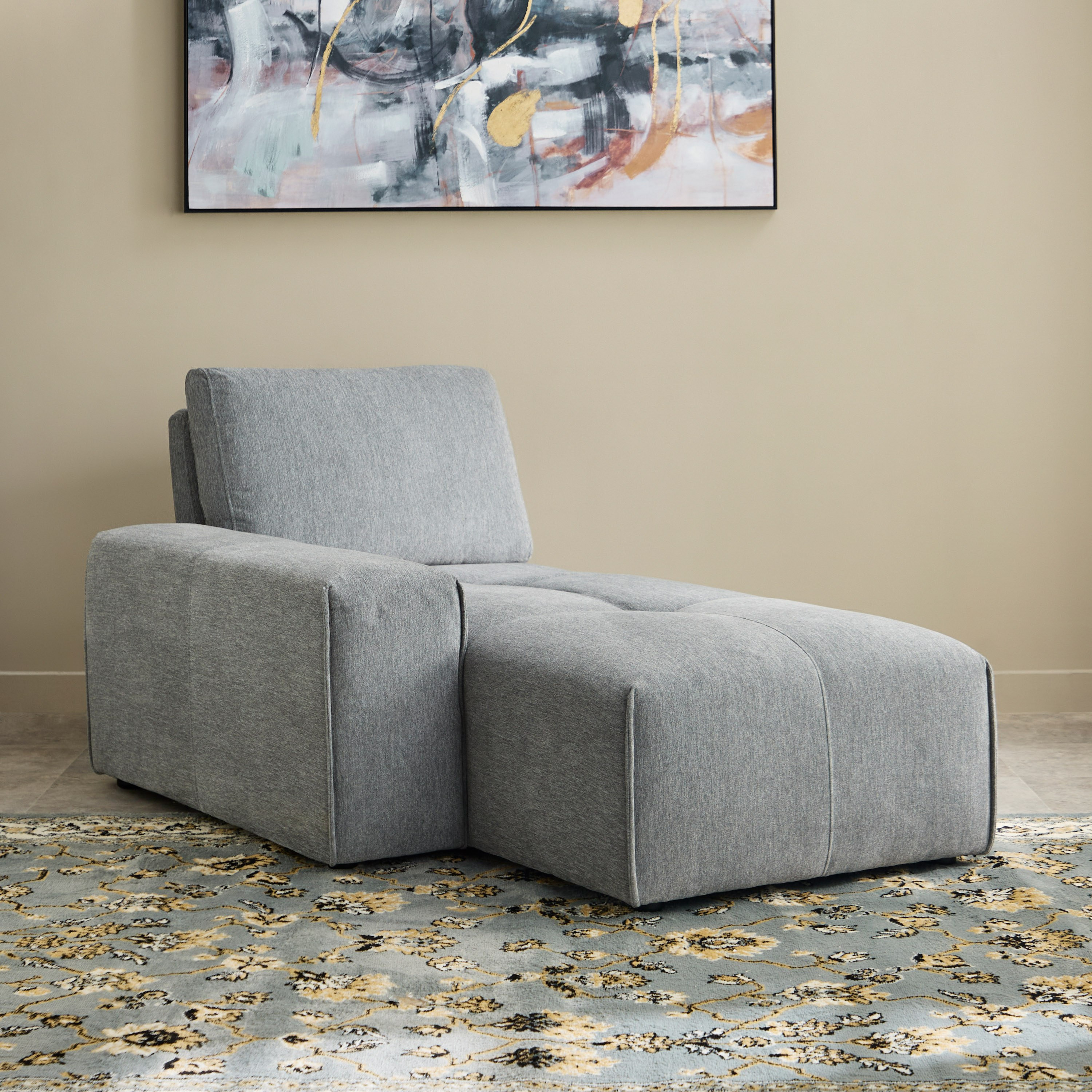 كرسي استرخاء قماش بذراع أيسر من سيسيل-hbxlivingroom-sofasandarmchairs-modularsofas-image-2