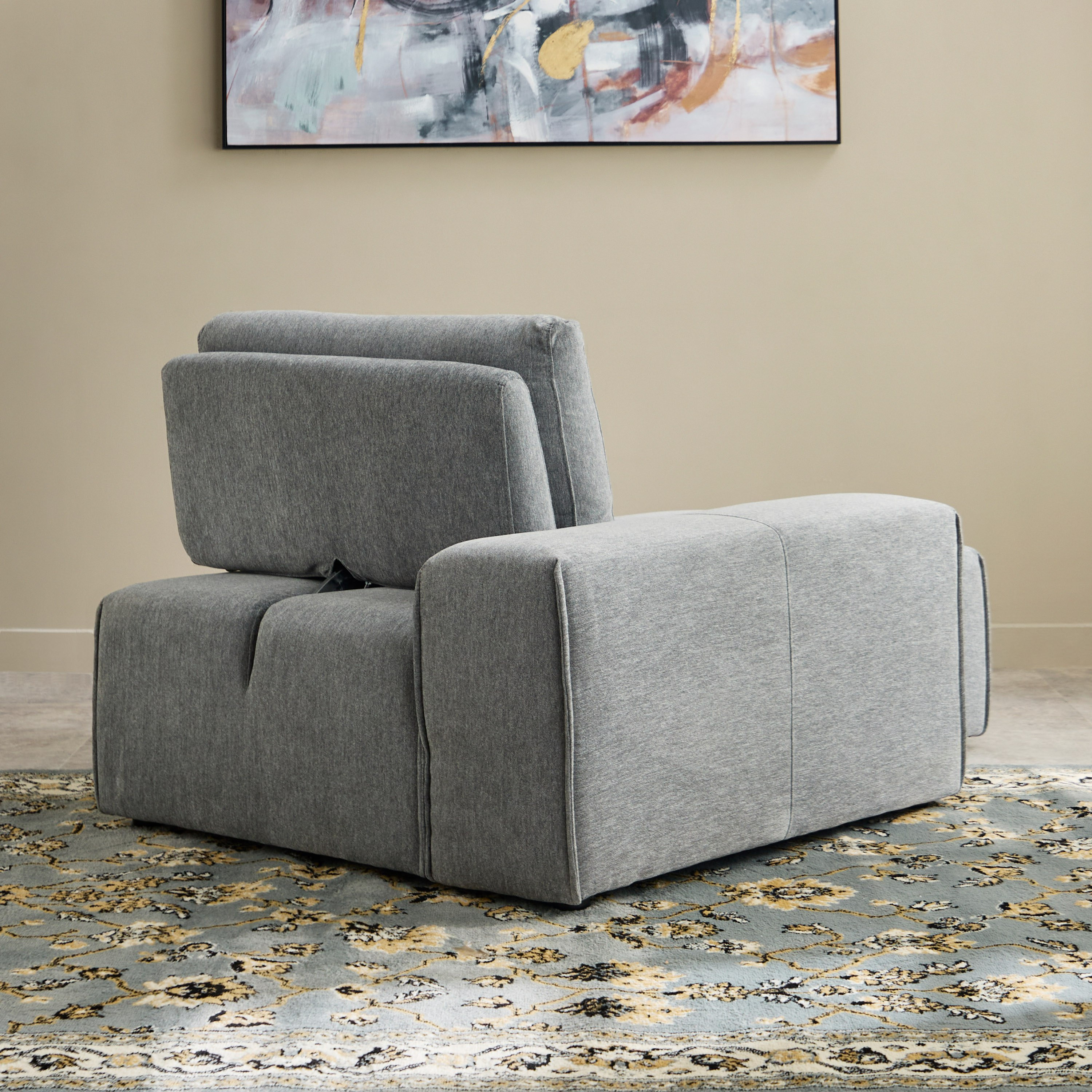 كرسي استرخاء قماش بذراع أيسر من سيسيل-hbxlivingroom-sofasandarmchairs-modularsofas-image-4