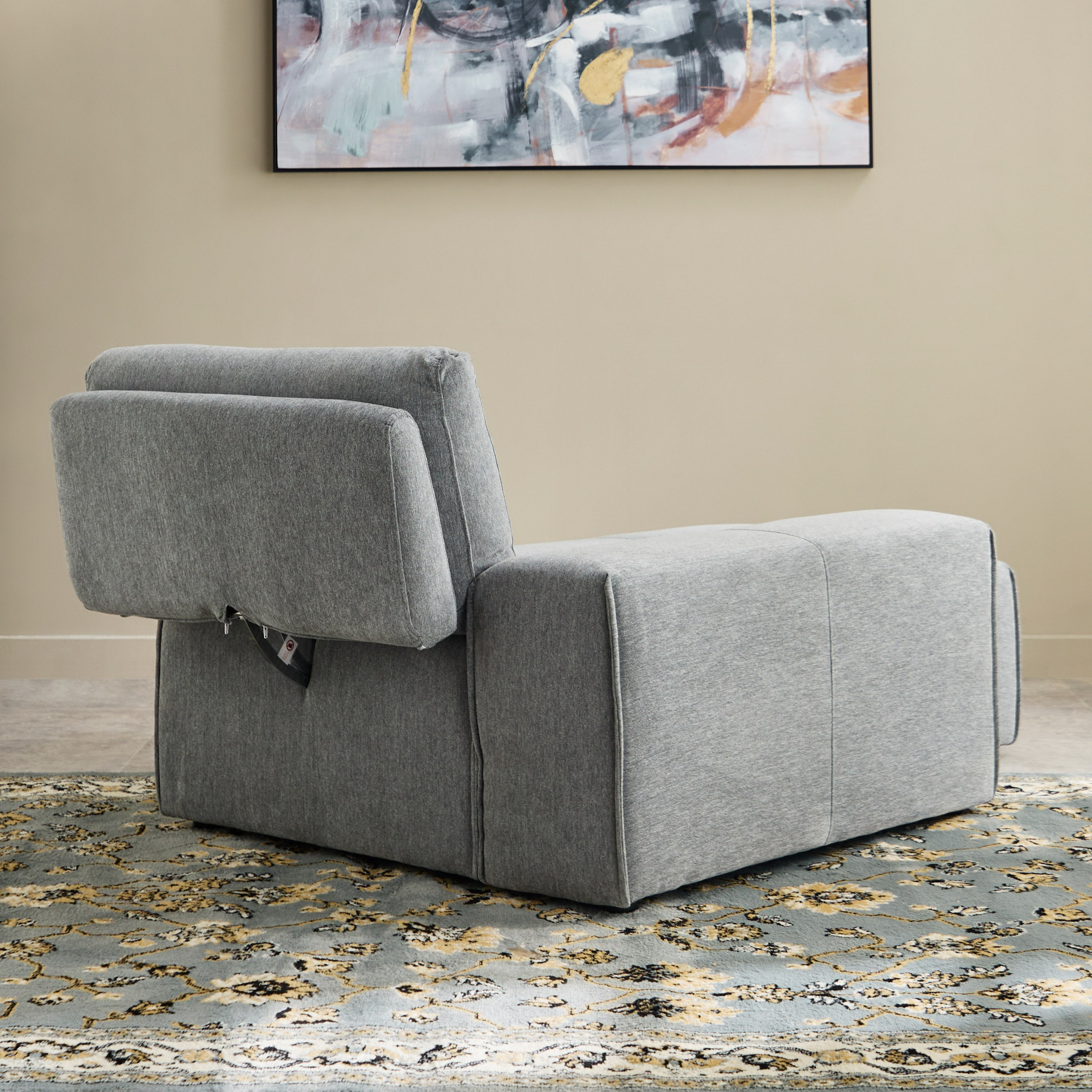 كرسي استرخاء قماش بذراع أيسر من سيسيل-hbxlivingroom-sofasandarmchairs-modularsofas-image-5