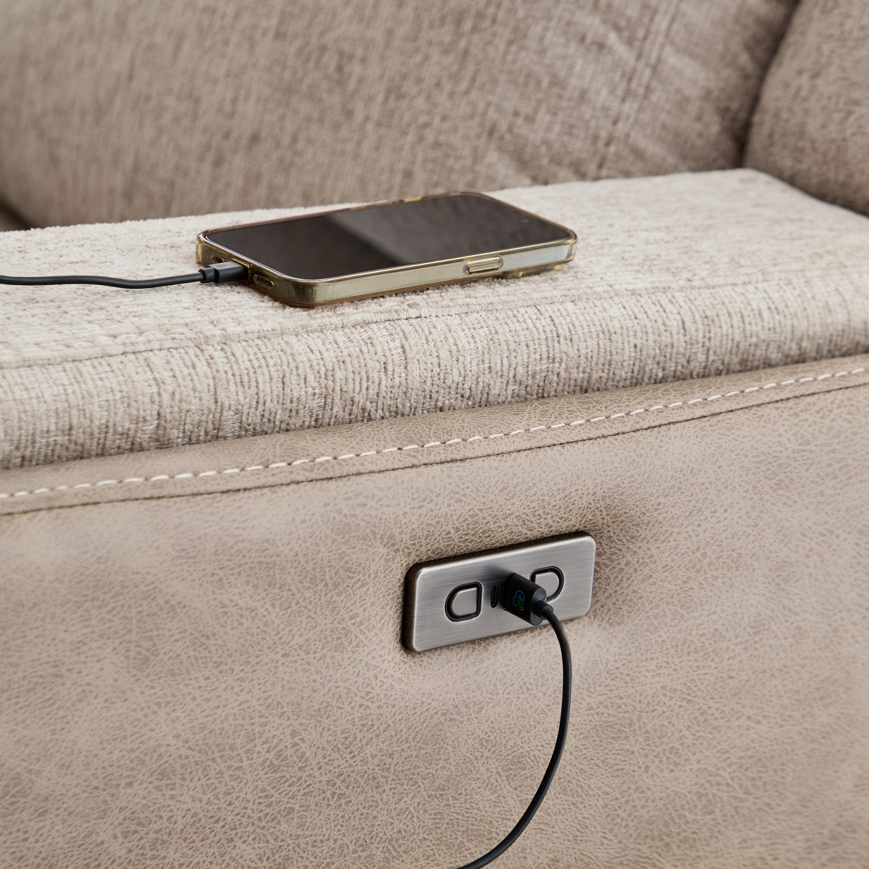 Onyx Electric 3-Seater Dropdown Table Fabric Recliner with Wireless C-Type Charging and 2 Cupholders-hbxlivingroom-sofasandarmchairs-sofas-image-13