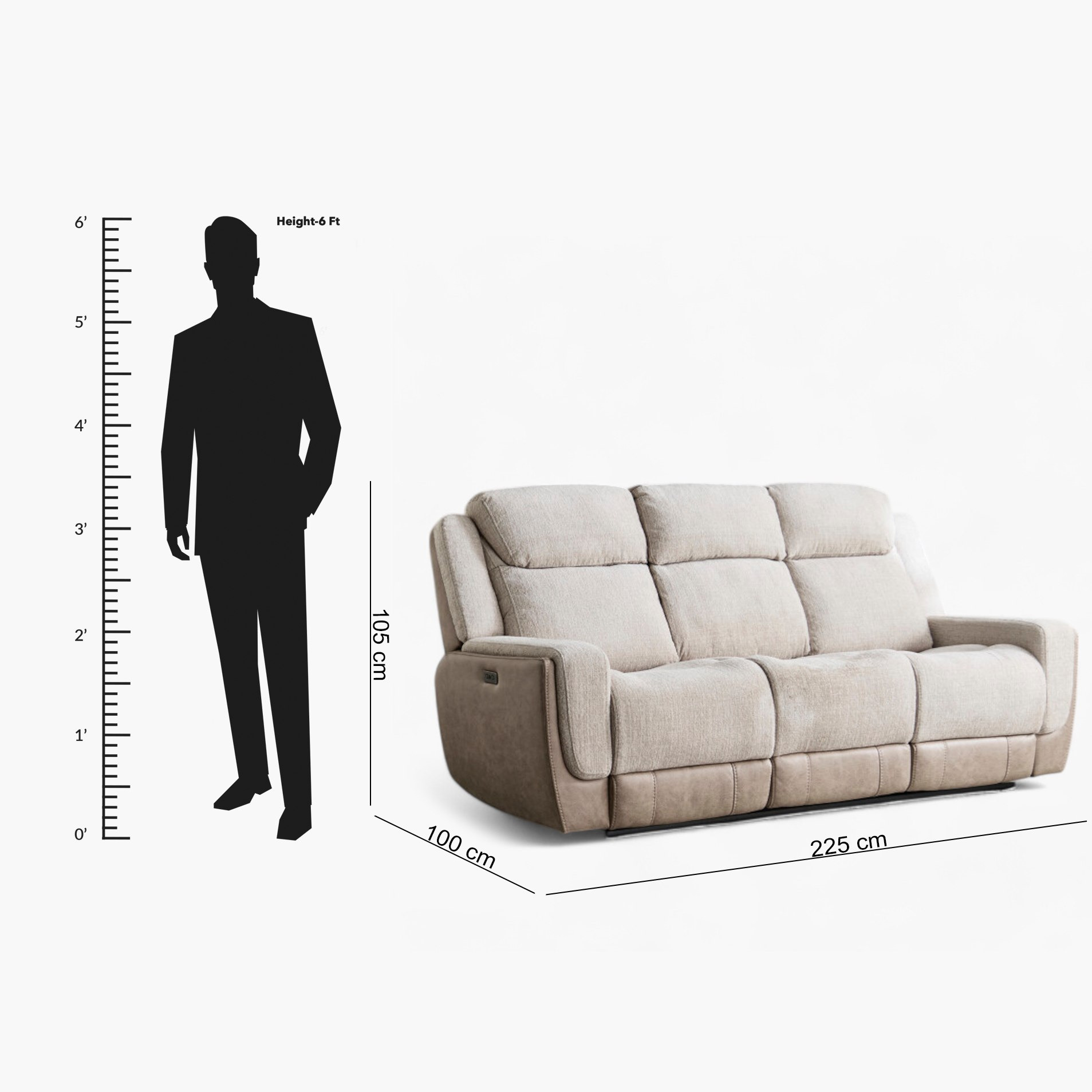 Onyx Electric 3-Seater Dropdown Table Fabric Recliner with Wireless C-Type Charging and 2 Cupholders-hbxlivingroom-sofasandarmchairs-sofas-image-17