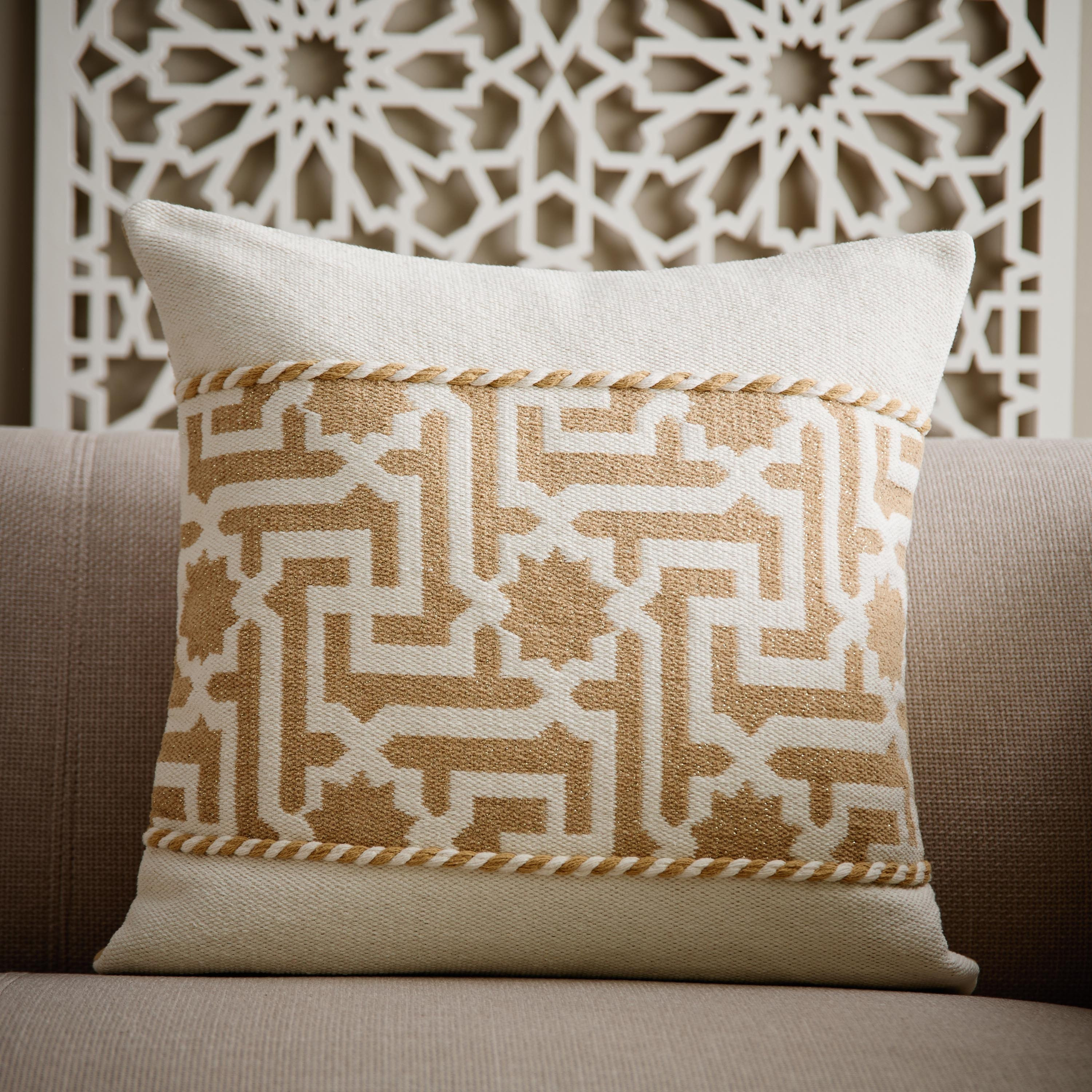 وسادة قطن جاكار ميراج من سكاي لاين - 50×50 سم-hbxhomeware-hbxbedroom-image-1