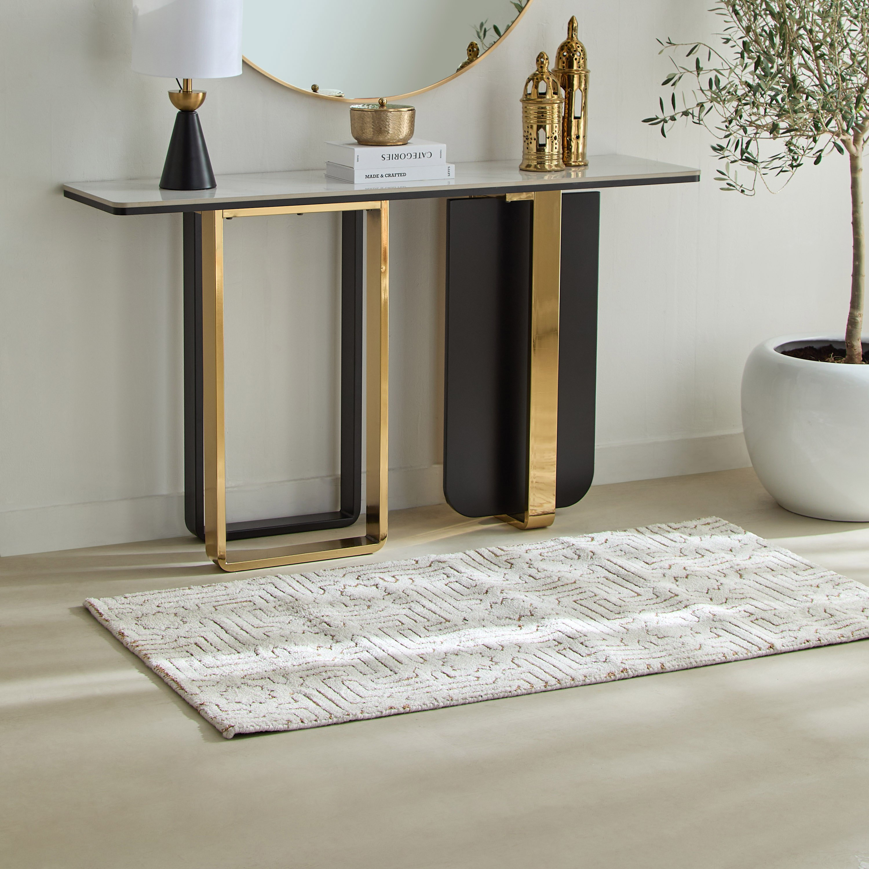 سجادة محبوكة مايكروفايبر ميراج من سكايلاين - 80x150 سم-hbxdecorandfurnishings-floorcoverings-rugs-image-4